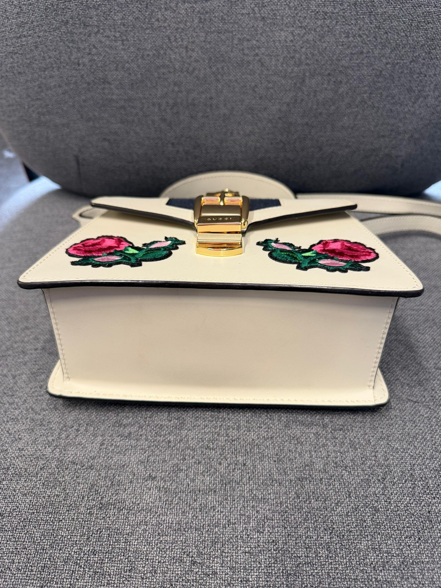 Gucci Sylvie Embroidered Mini Bag – Like New