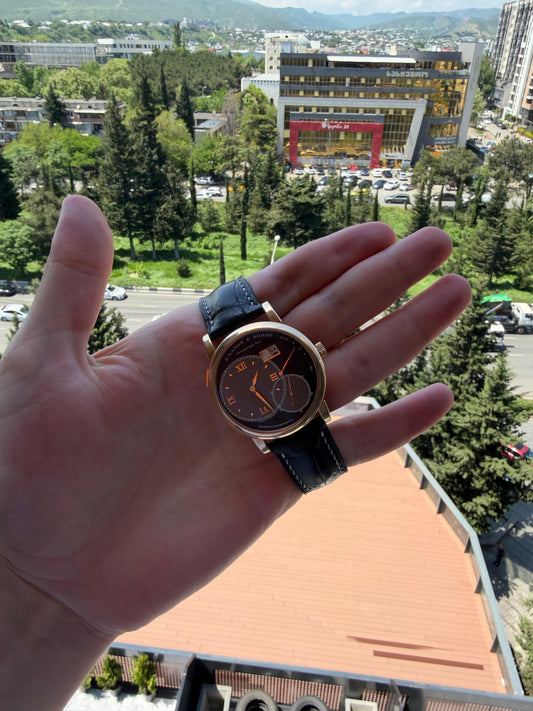 A. Lange & Söhne 115.031 Used 42mm 18K Rose Gold Only Watch Manual Winding