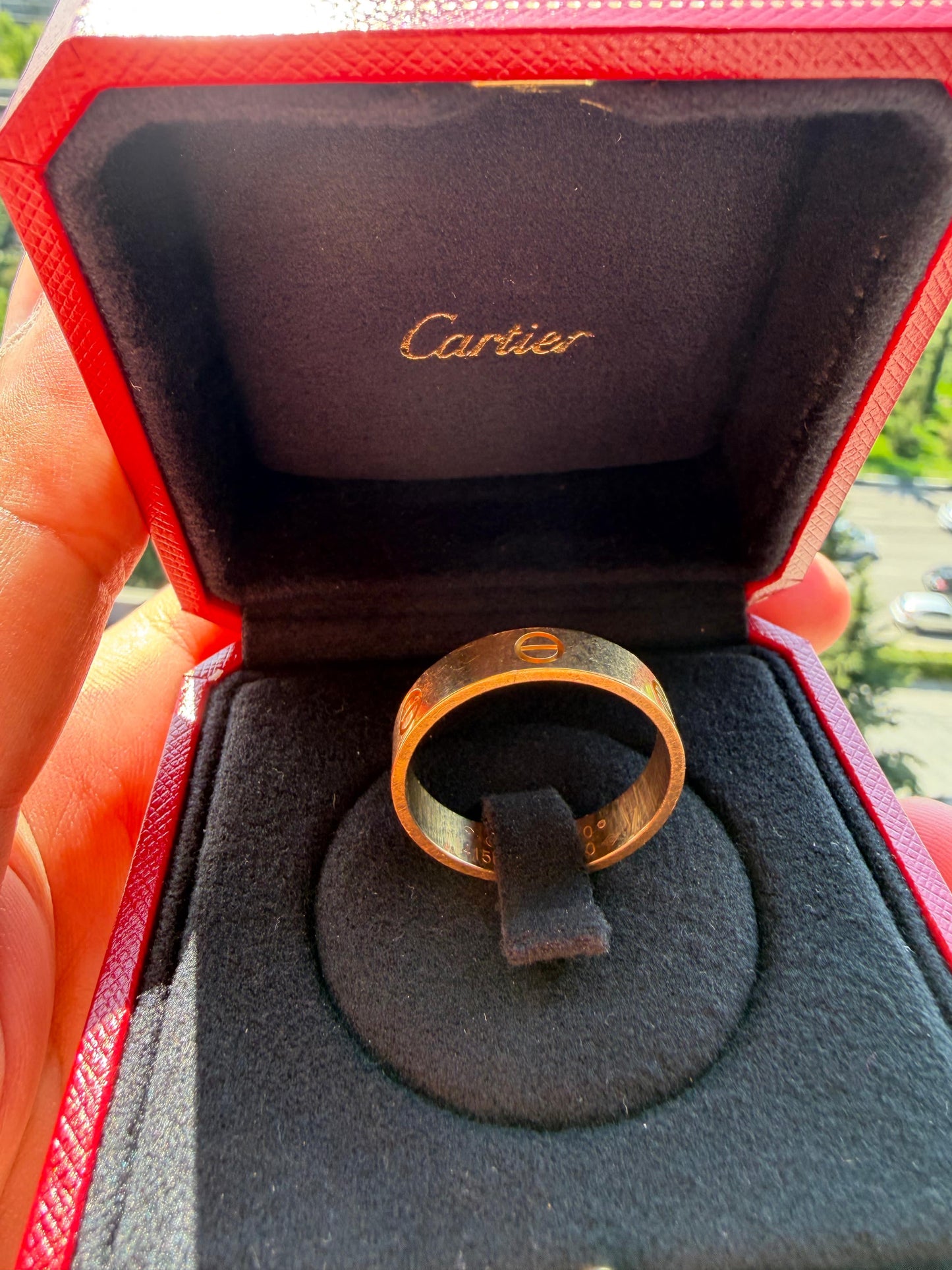 Cartier Love Ring 70 (20EU) ზომა 18K ყვითელი ოქრო 2023 წელი