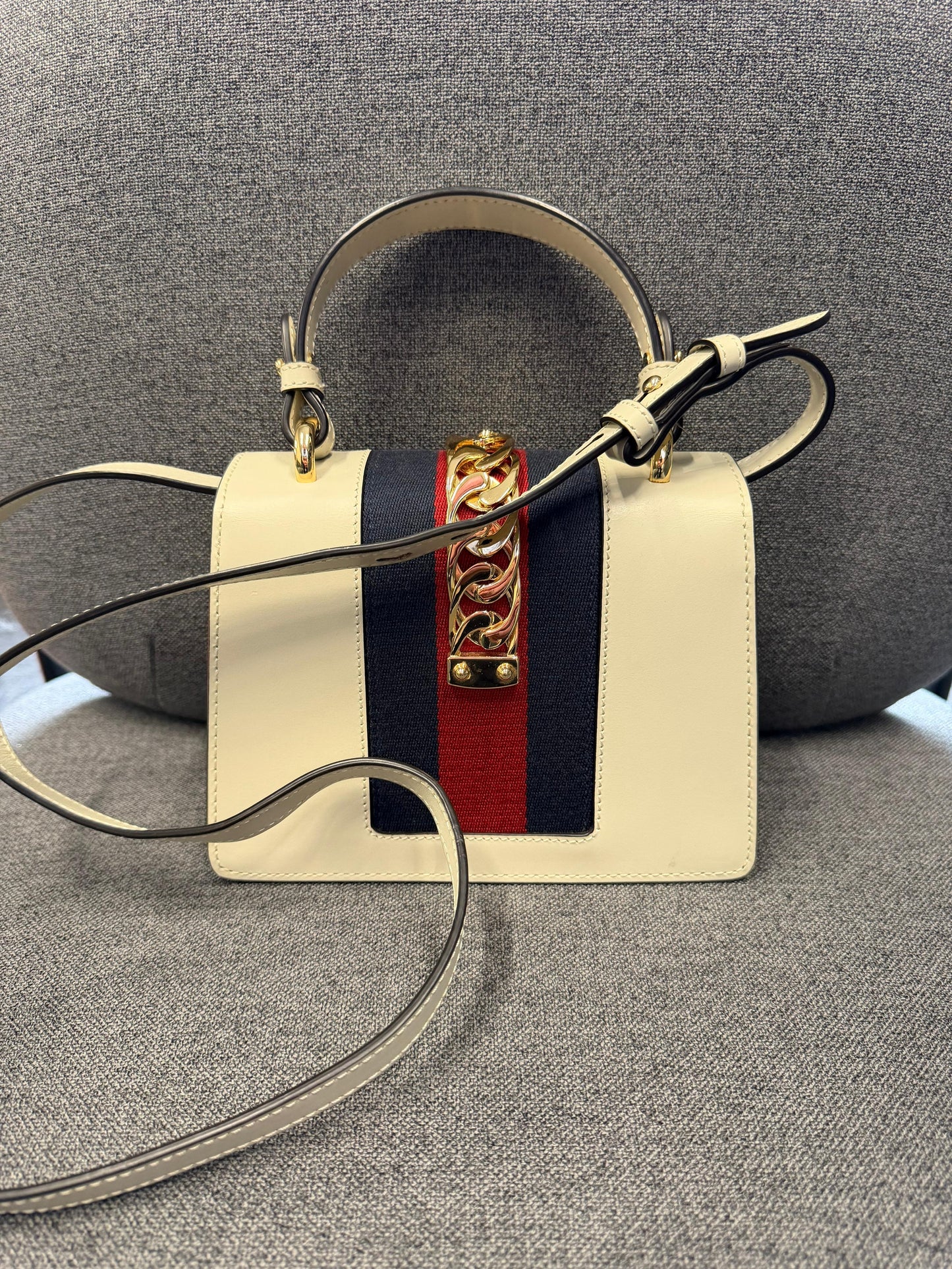 Gucci Sylvie Embroidered Mini Bag – Like New