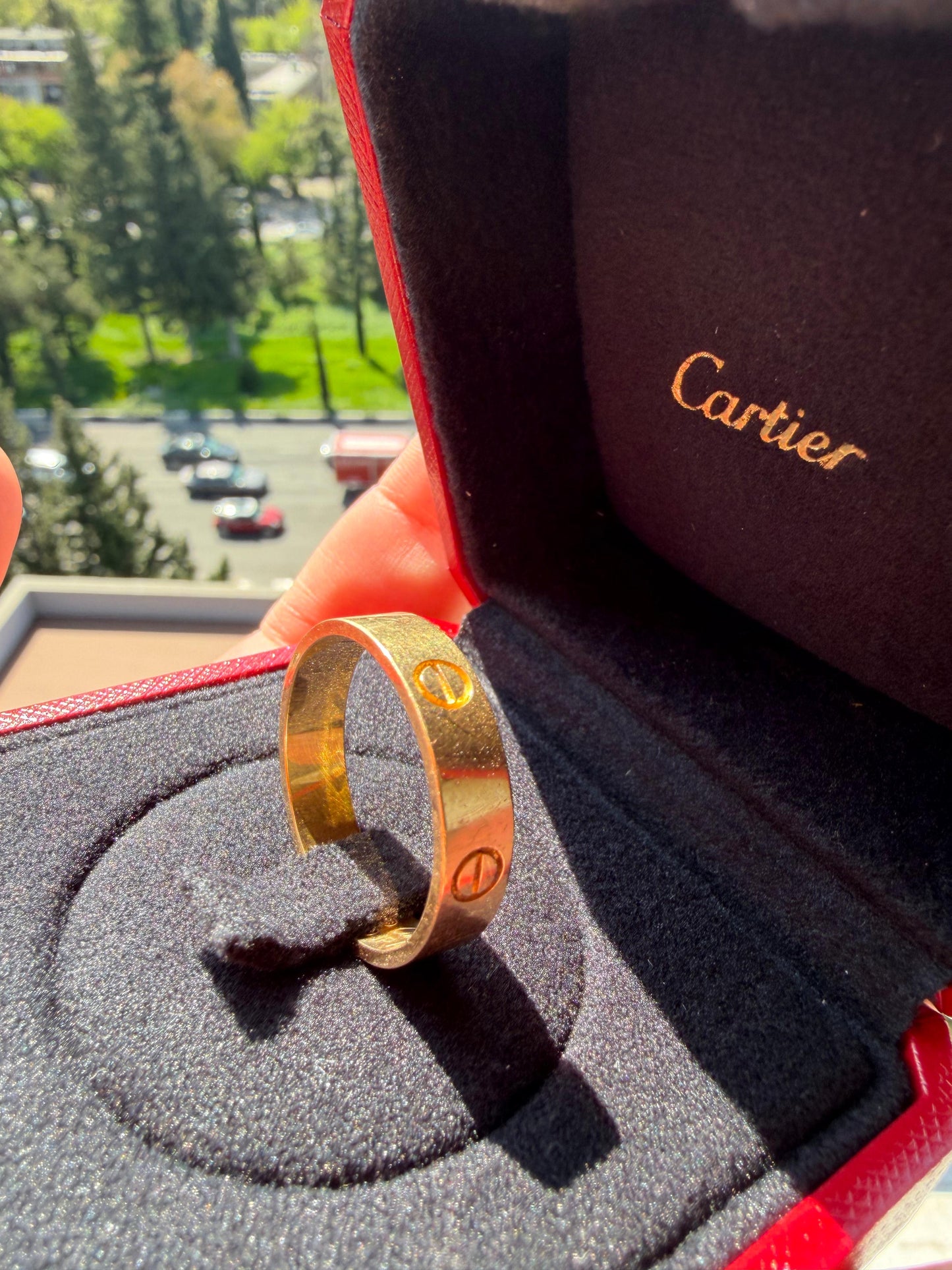 Cartier Love Ring 70 (20EU) ზომა 18K ყვითელი ოქრო 2023 წელი