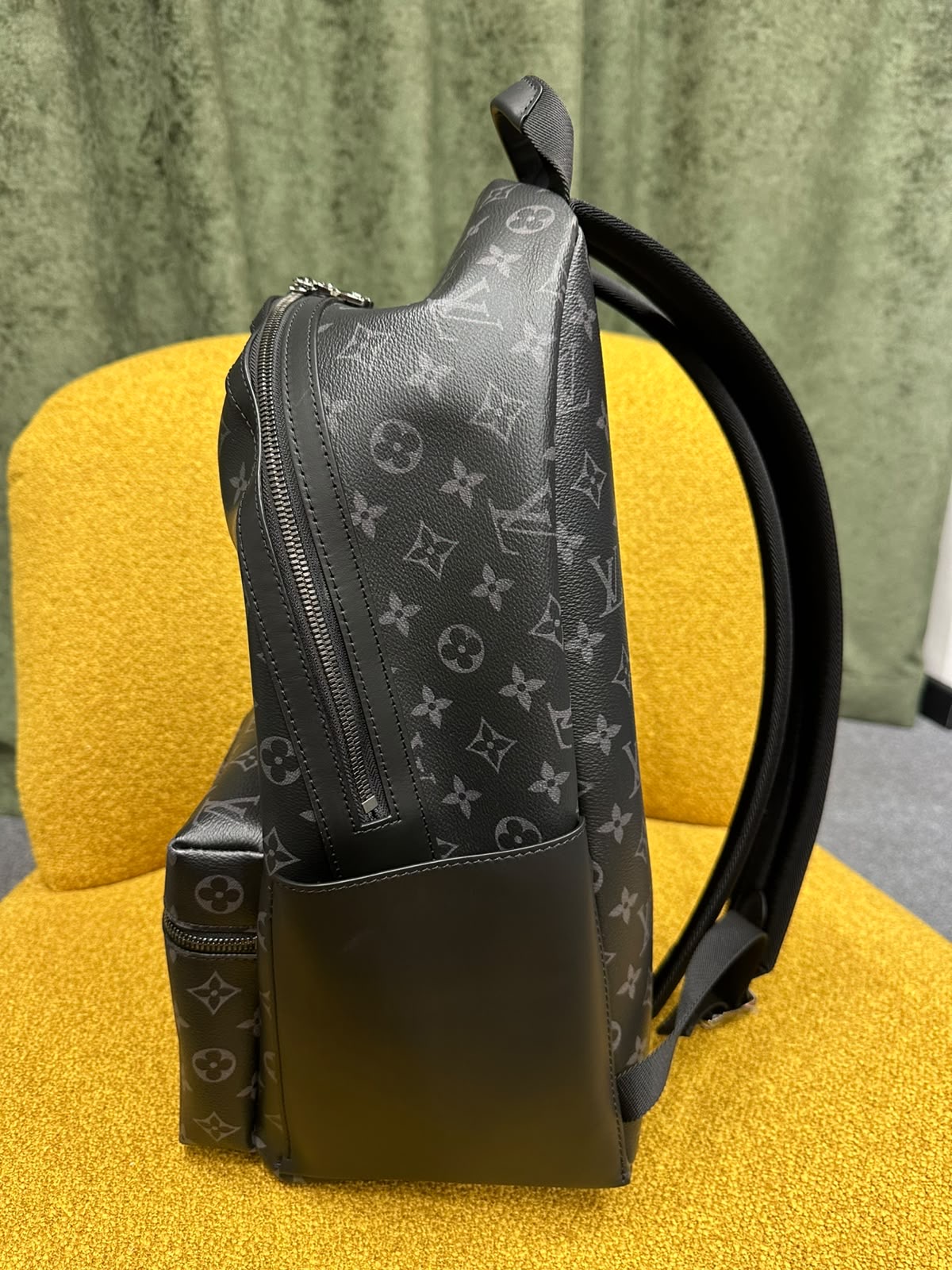 LOUIS VUITTON Backpack Monogram Eclipse Black