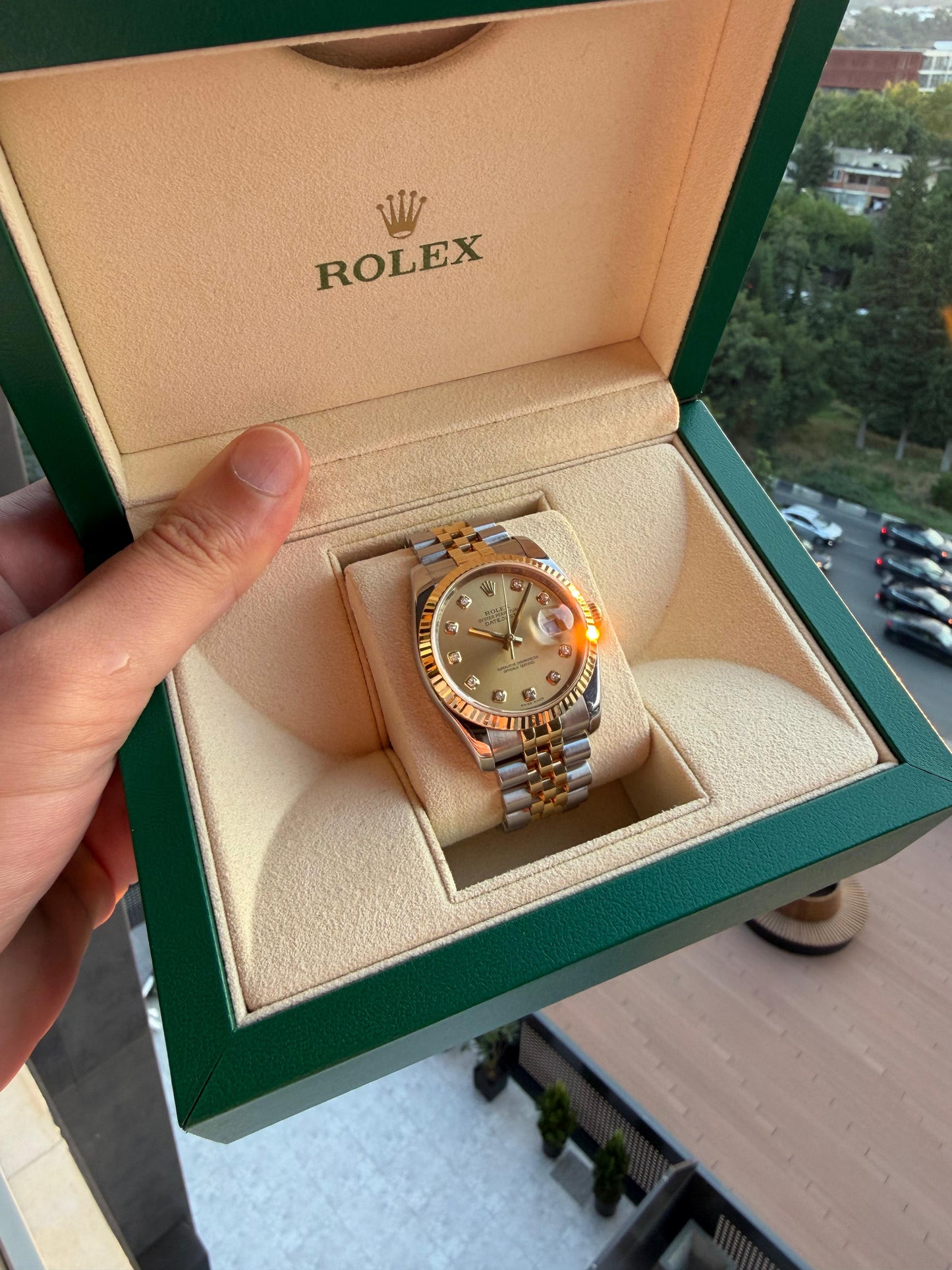 Rolex Ladies 116233 36mm Steel/Gold Automatic 2008 Year With Box and Papers
