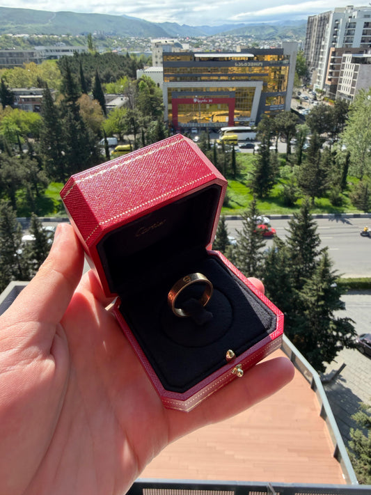 Cartier Love Ring 70 (20EU) ზომა 18K ყვითელი ოქრო 2023 წელი