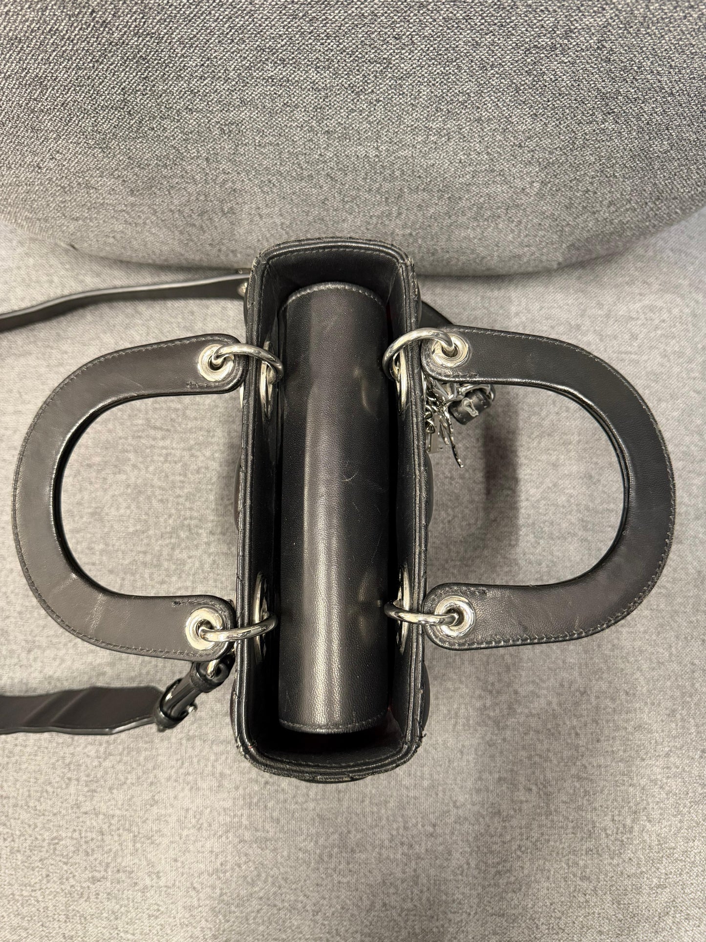 Dior Mini Lady Dior Black Cannage Bag