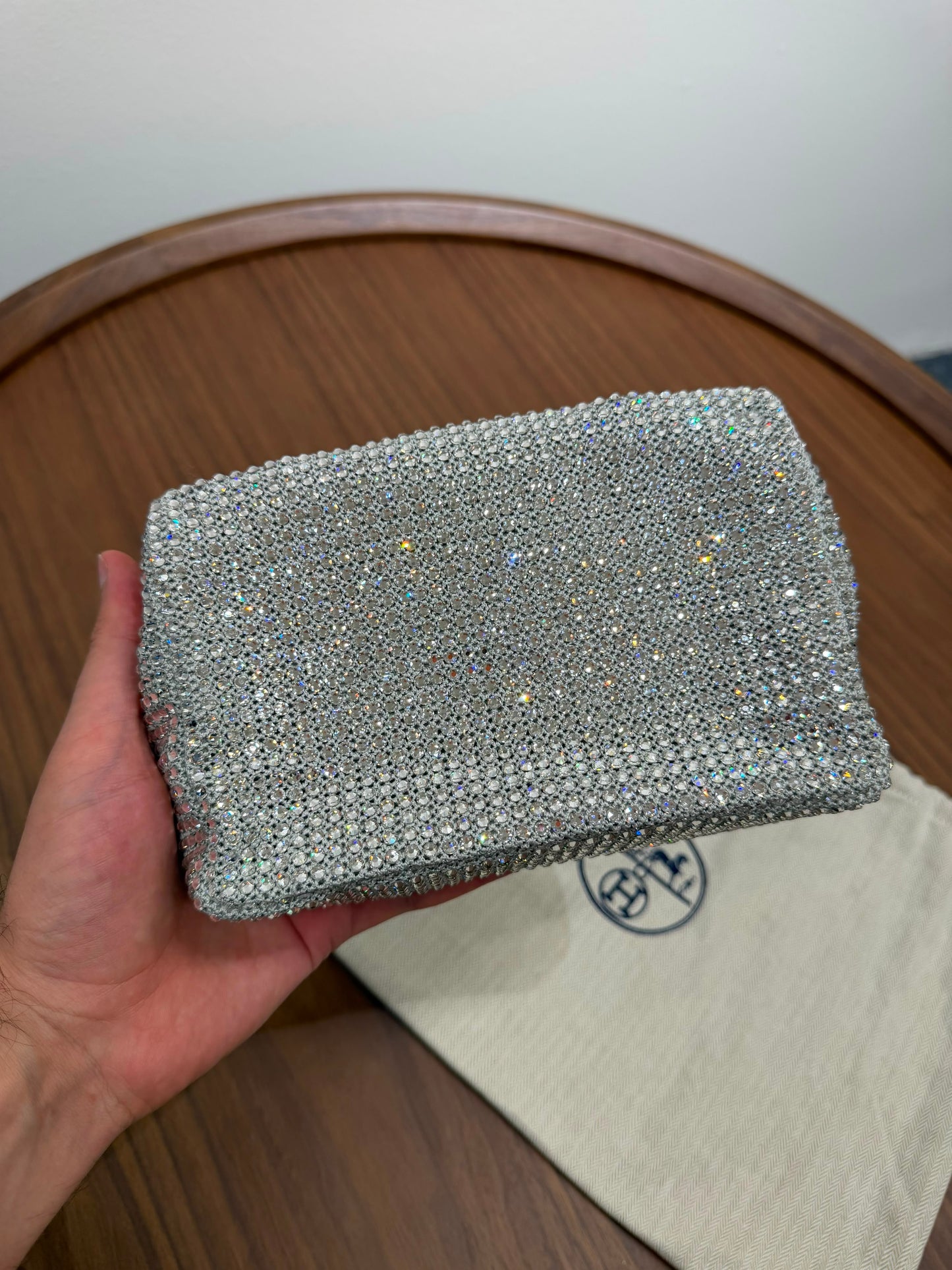 Chanel Mini Flap Crystal Flap Bag Limited New