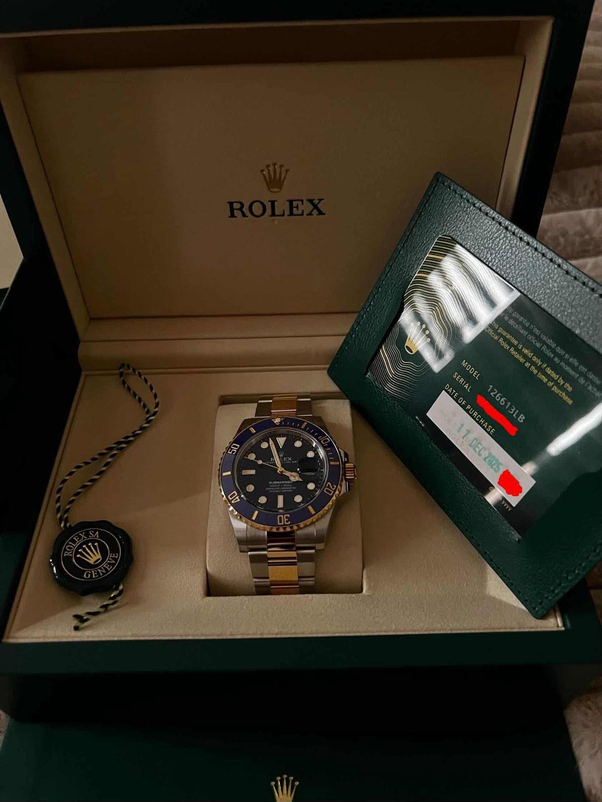 Rolex Submariner Date 41mm Steel and Gold Blue New 2025 Full Set