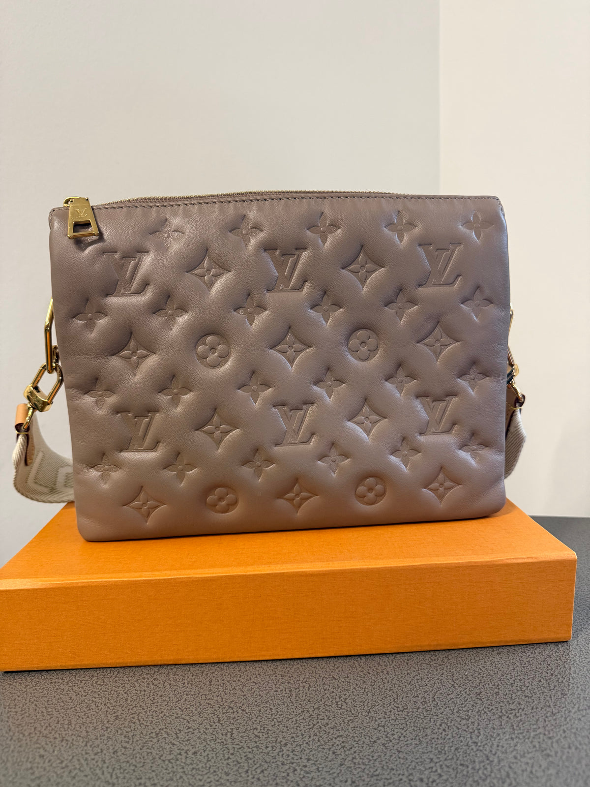 Louis Vuitton Coussin Crossbody Bag – Taupe
