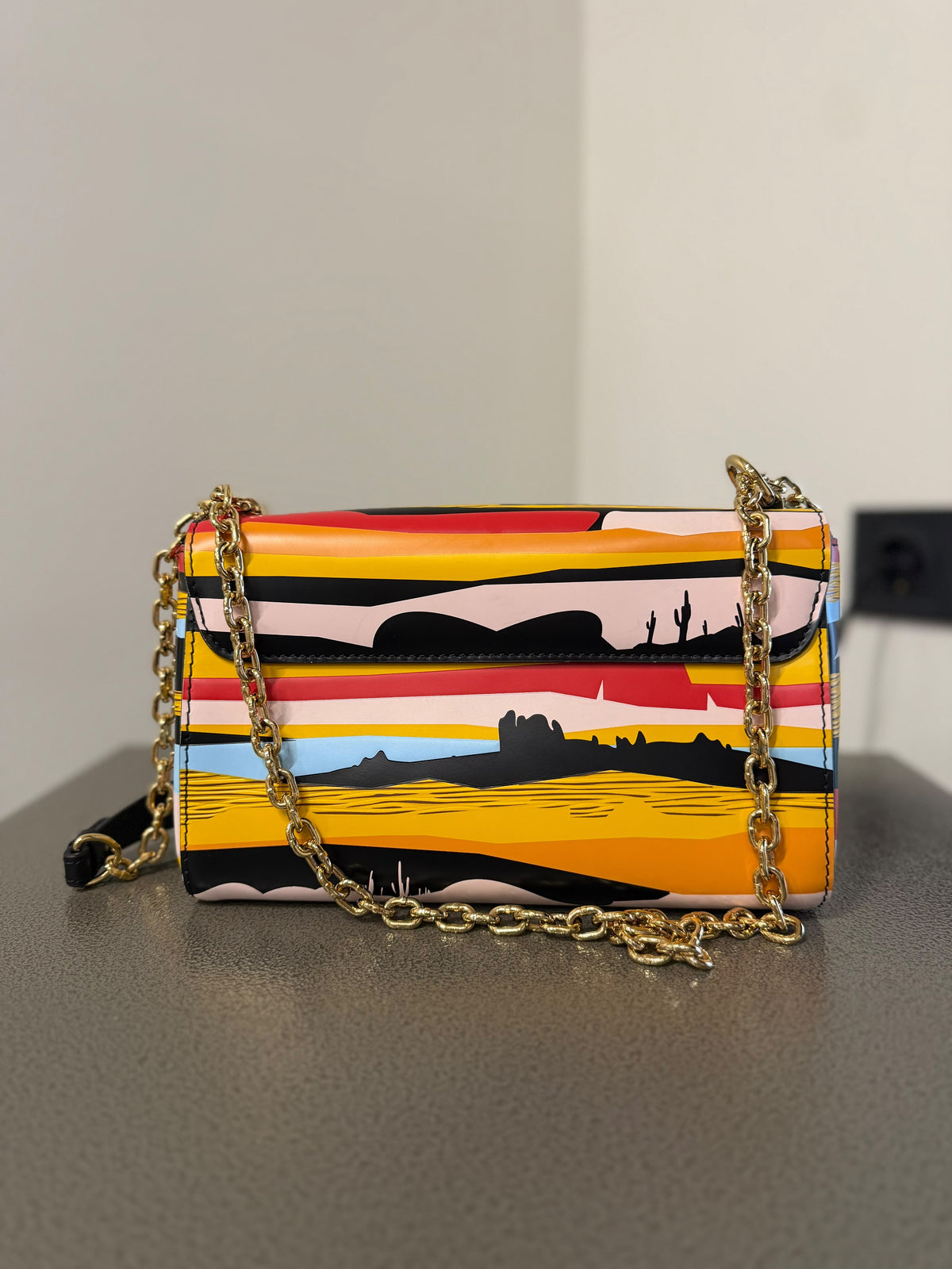 Louis Vuitton Twist Multicolor Printed Shoulder Bag