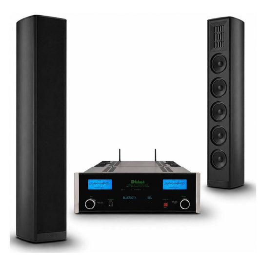 MCINTOSHxPIEGA SWITZERLAND
Coax 611 Floor Standing Speakers x MSA5500 2-Channel Streaming Integrated Amplifier