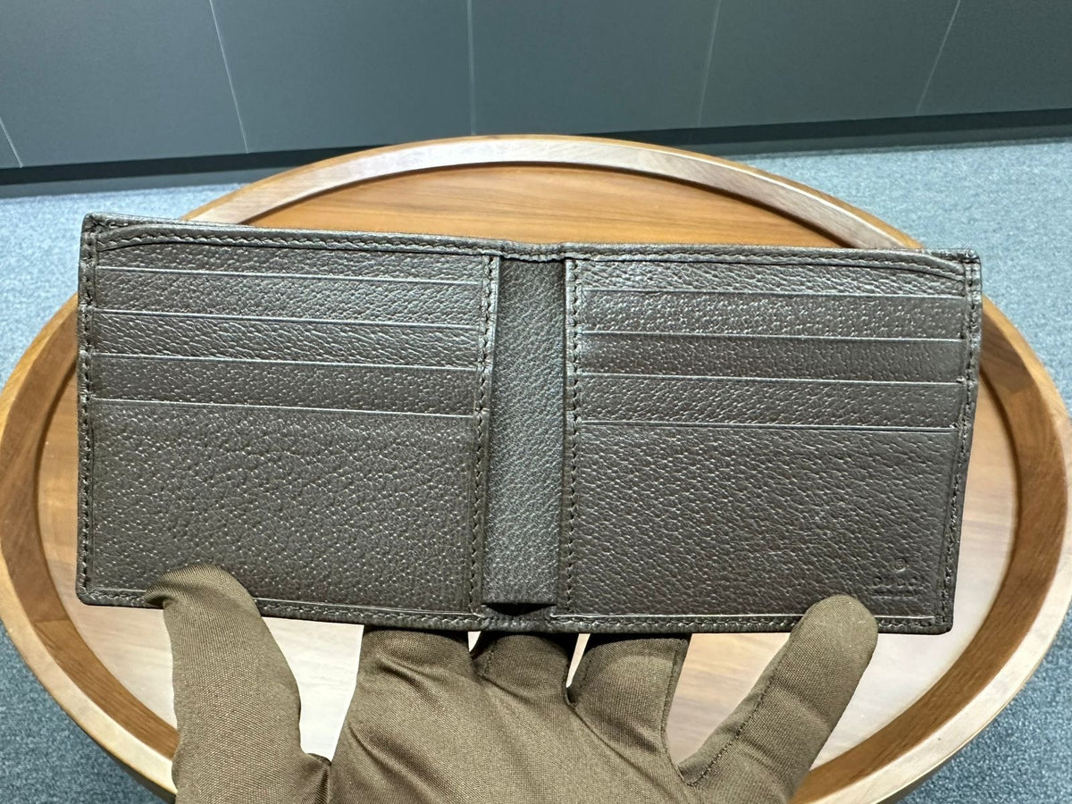 Gucci GG Supreme Web Stripe Card Holder