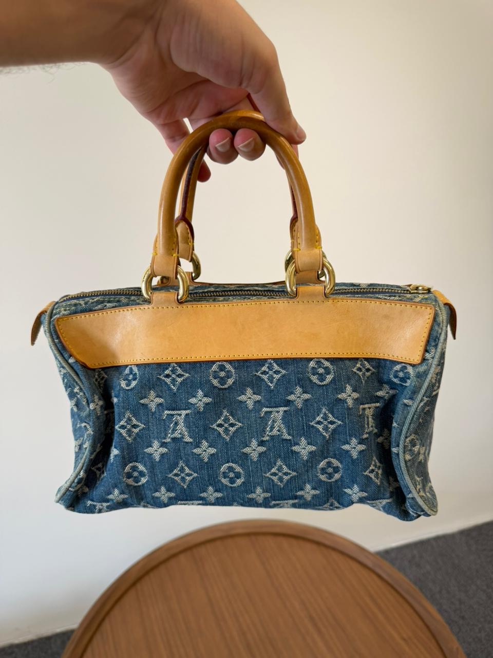 Louis Vuitton Denim Neo Speedy Monogram Handbag M95019