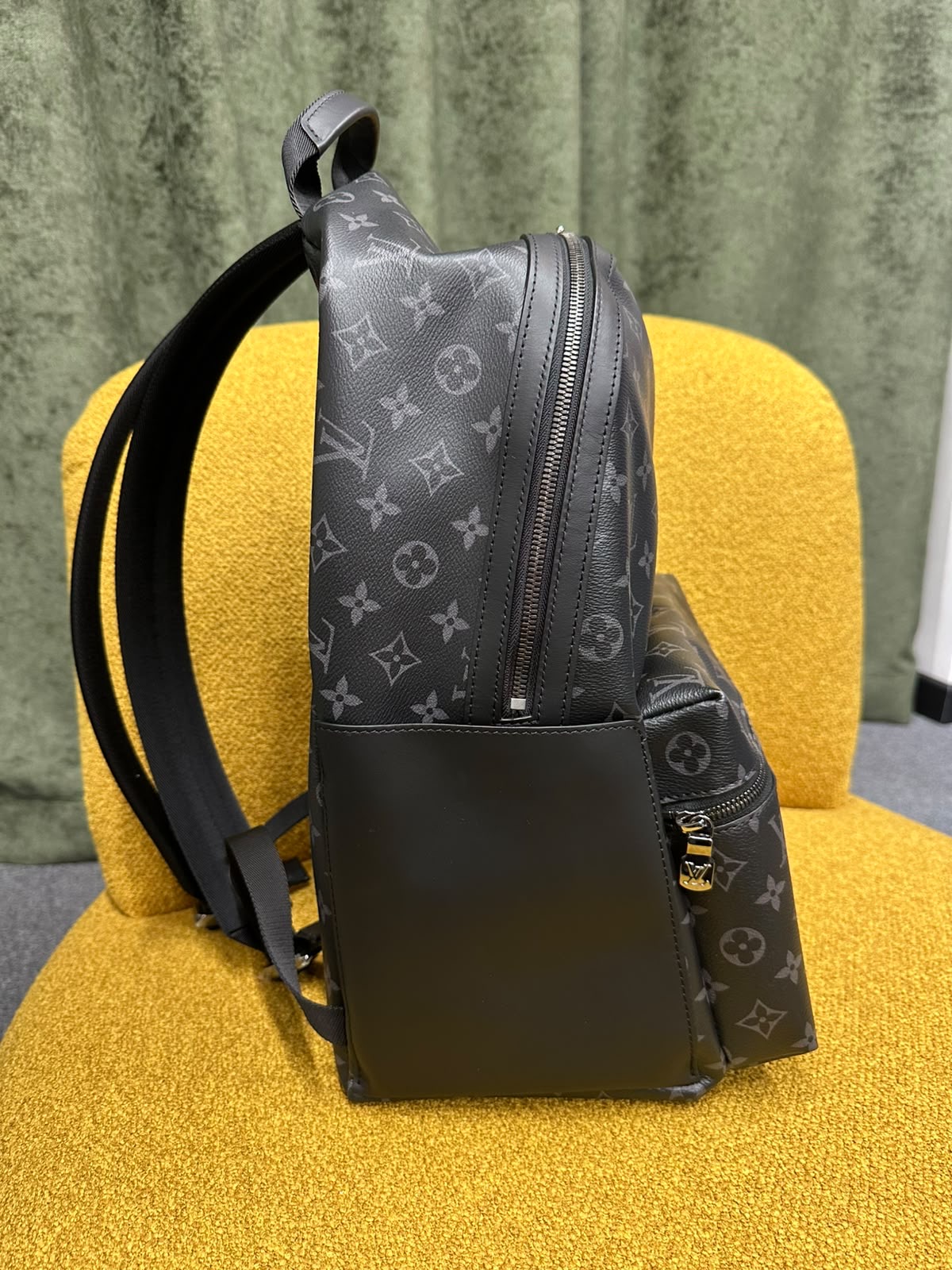 LOUIS VUITTON Backpack Monogram Eclipse Black
