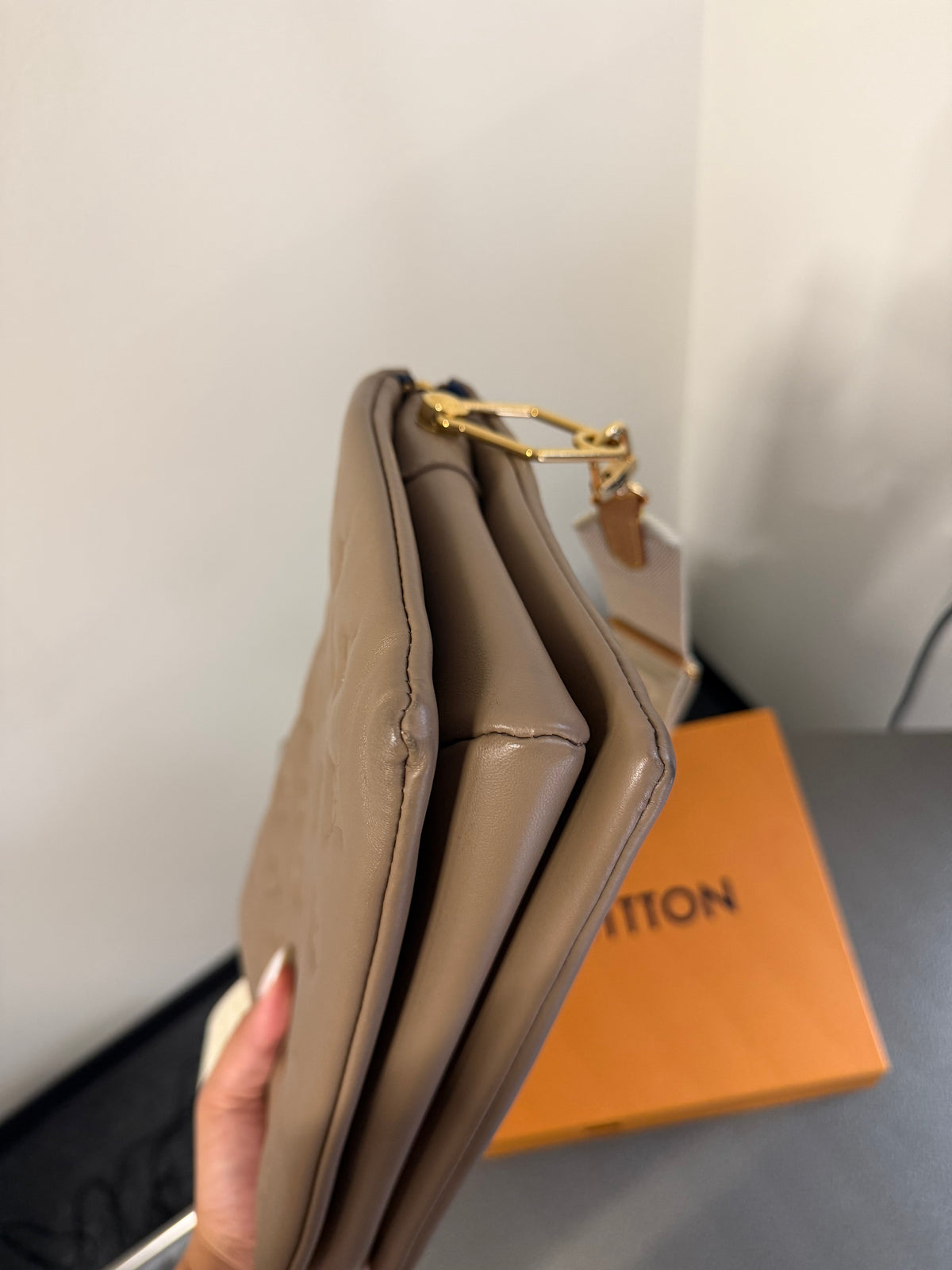 Louis Vuitton Coussin Crossbody Bag – Taupe