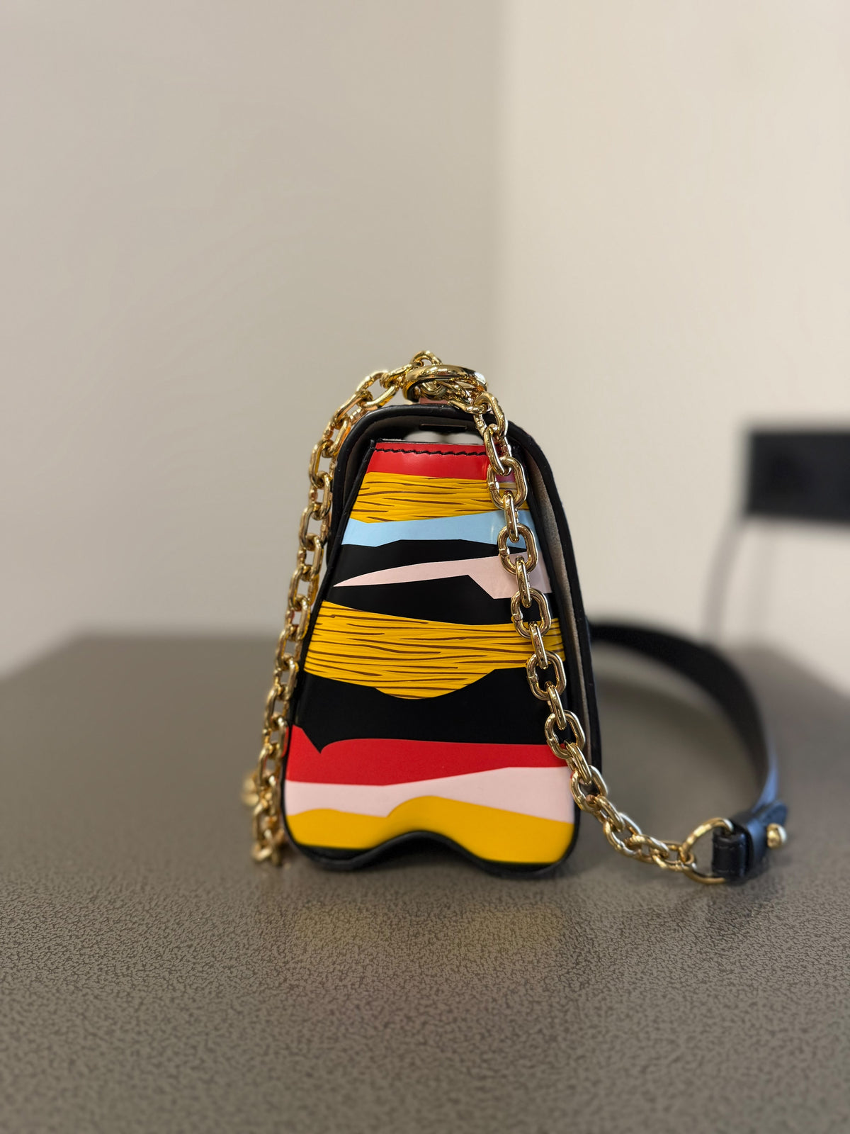 Louis Vuitton Twist Multicolor Printed Shoulder Bag