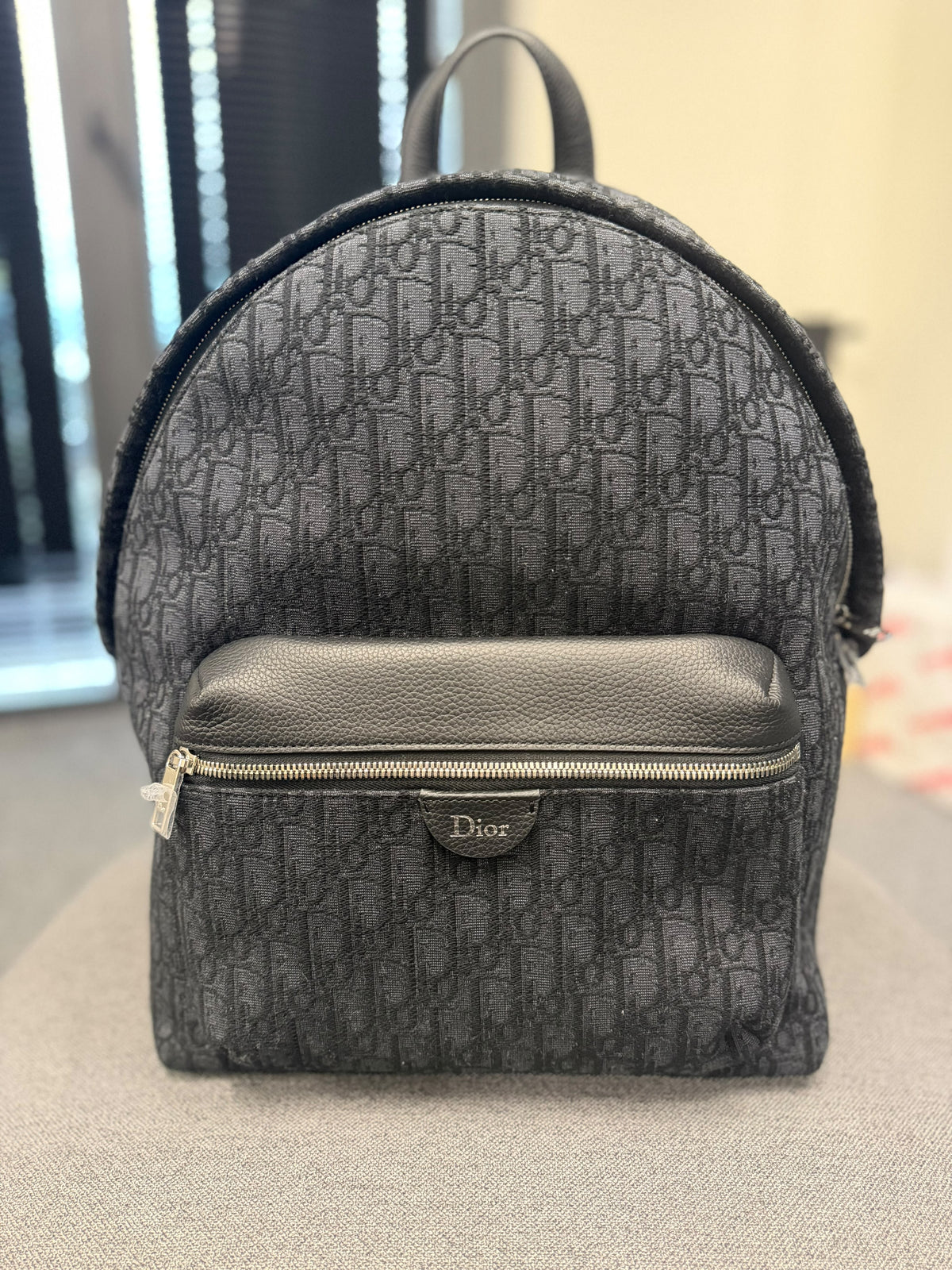 Dior Rider Zipped Backpack – Black Dior Oblique Jacquard.Brand New, With Box and Papers
