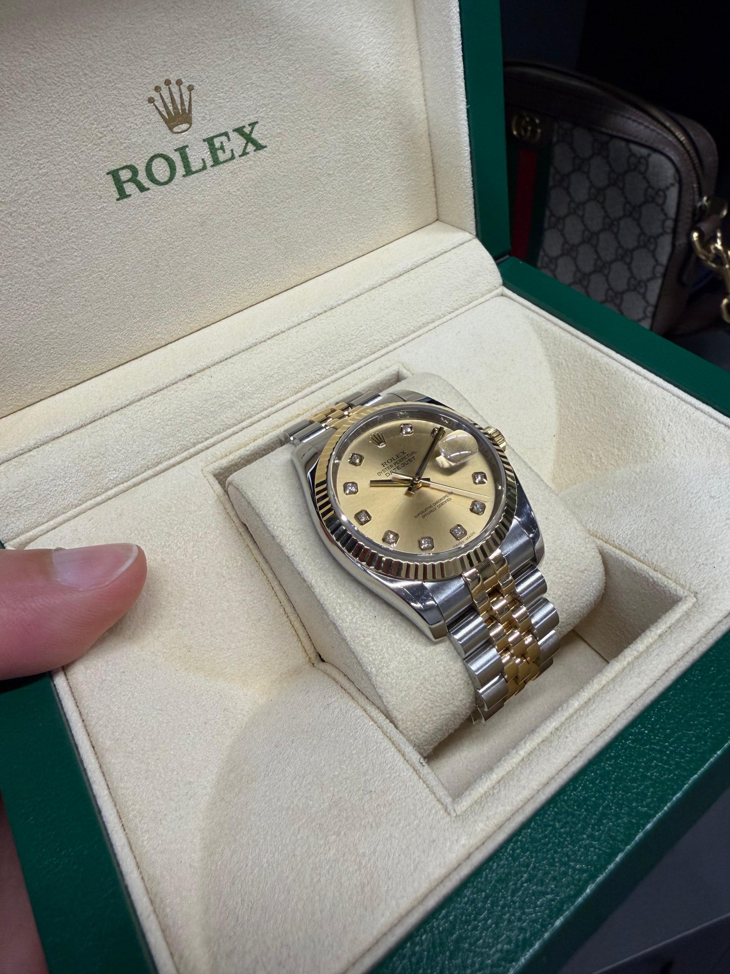 Rolex Ladies 116233 36mm Steel/Gold Automatic 2008 Year With Box and Papers