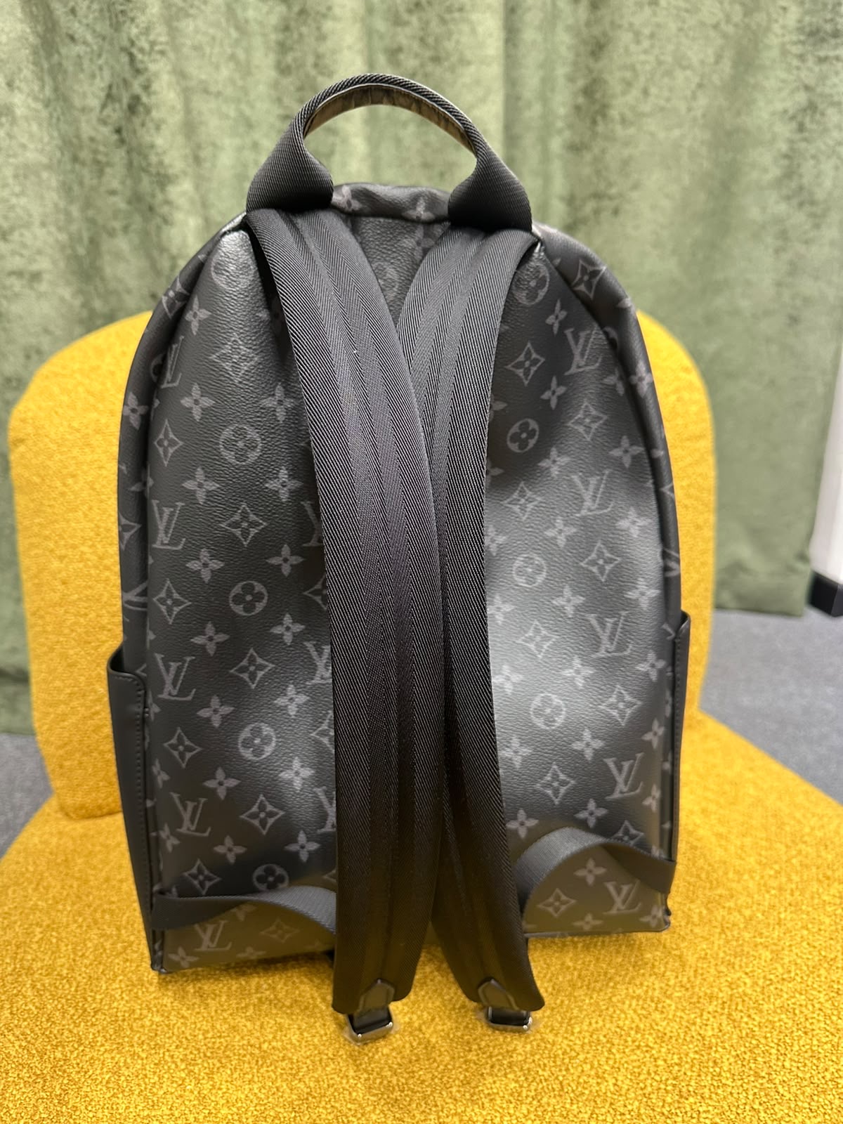 LOUIS VUITTON Backpack Monogram Eclipse Black