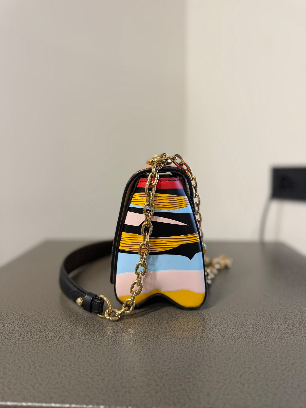 Louis Vuitton Twist Multicolor Printed Shoulder Bag
