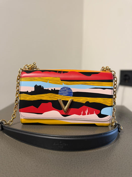Louis Vuitton Twist Multicolor Printed Shoulder Bag