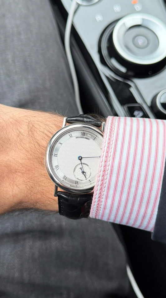 Breguet Classique
5140BB 40მმ ავტომატური 18K თეთრი ოქრო, ძალიან კარგი მდგომარეობა