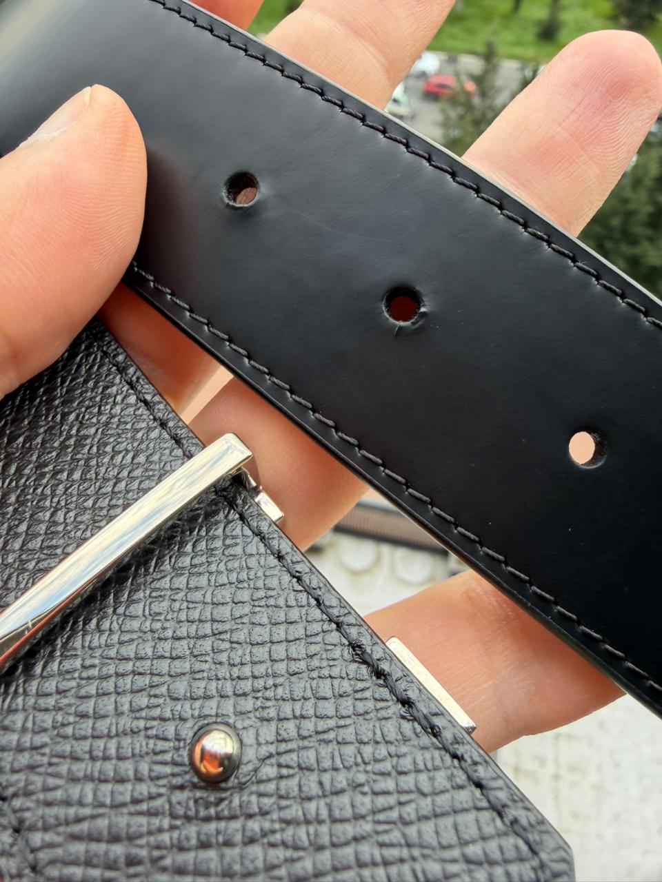 Louis Vuitton Unisex Belt 95CM Used Like New N1030