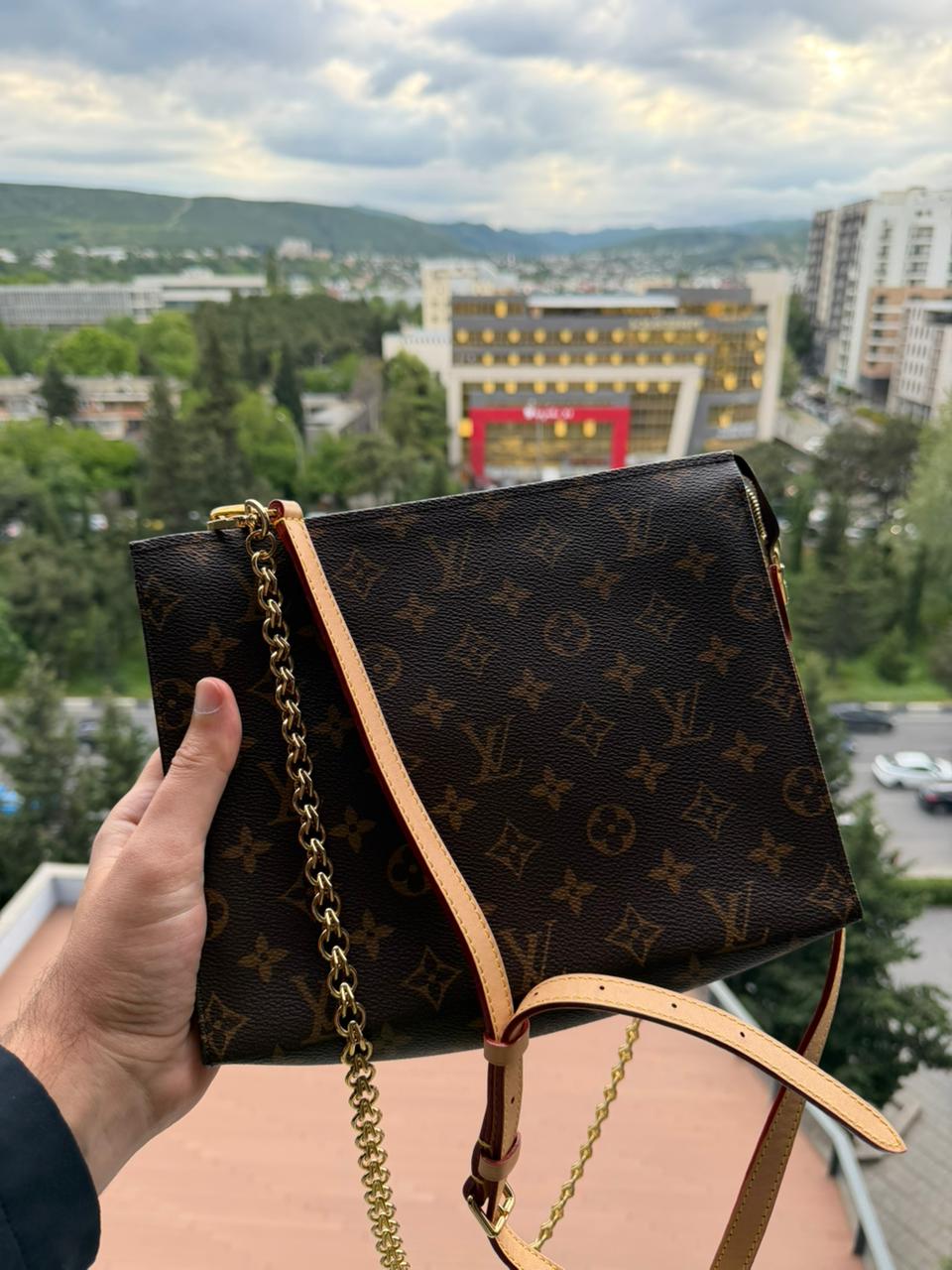 Louis Vuitton Monogram Toiletry Pouch On Chain 2023