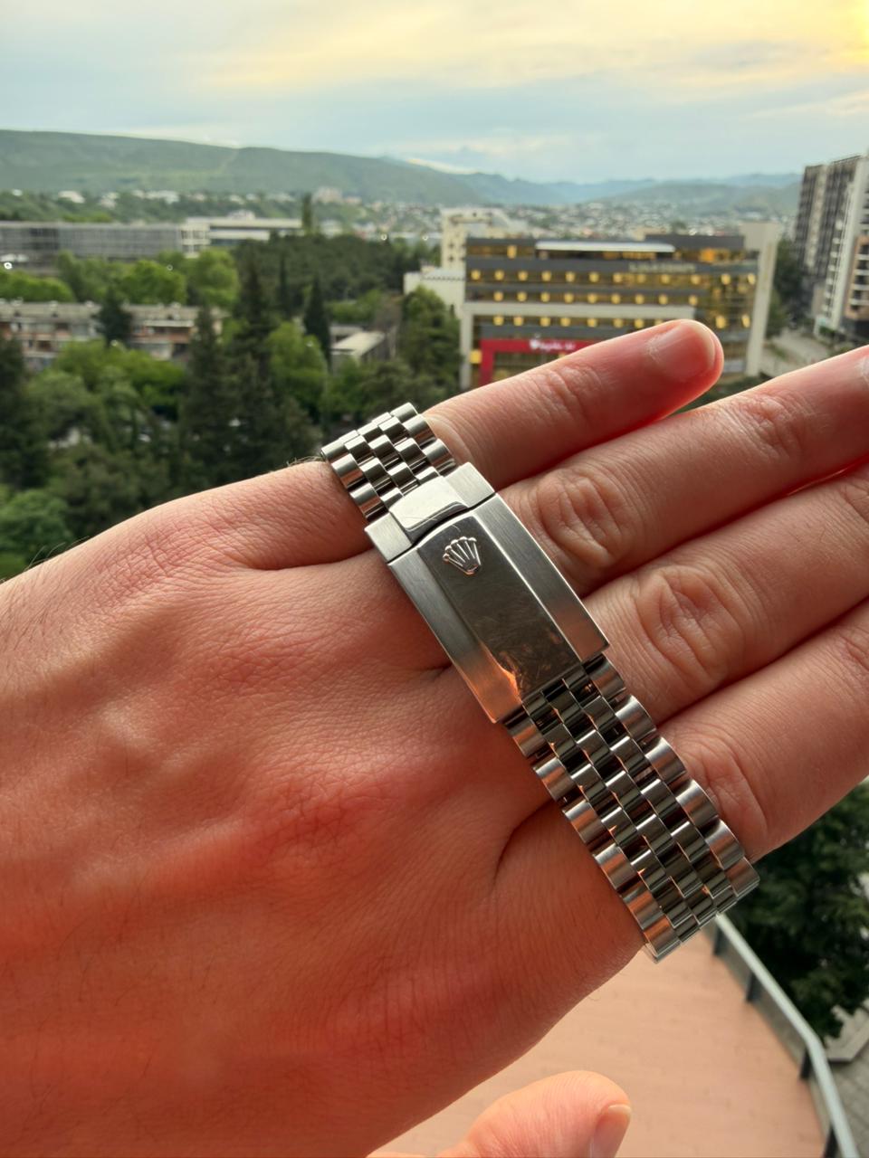 Rolex 41mm Gray With Diamonds 2024 Full Set Jubilee Bracelet