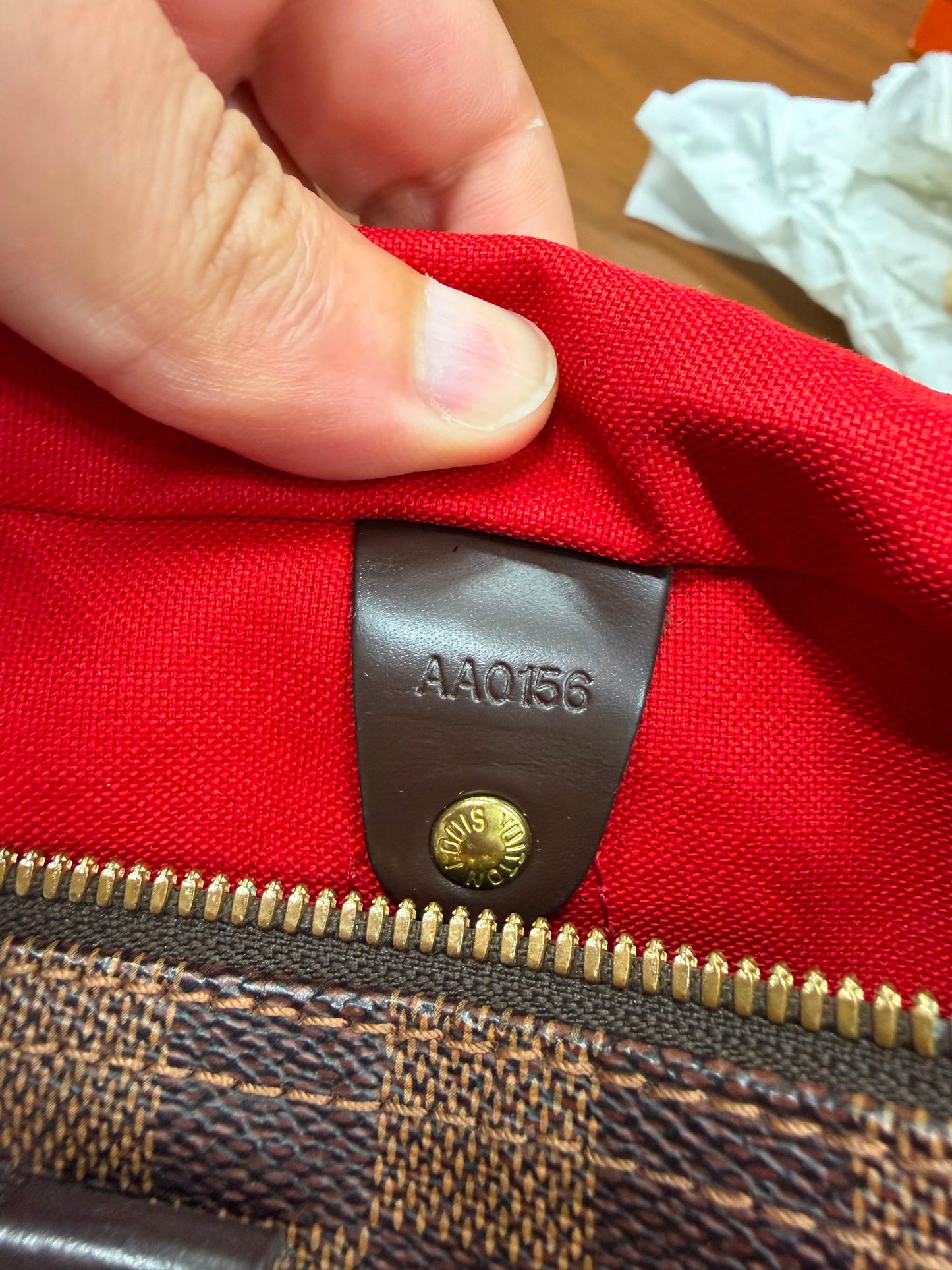 Louis Vuitton Speedy 30 Damier Ebene Bandouliere