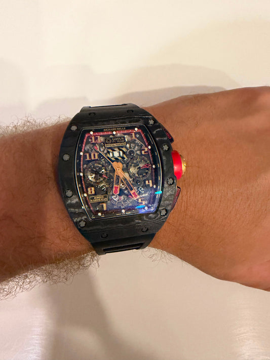 Richard Mille RM 011 “Romain Grosjean” — Lotus F1 Team (2014). With Box And Papers