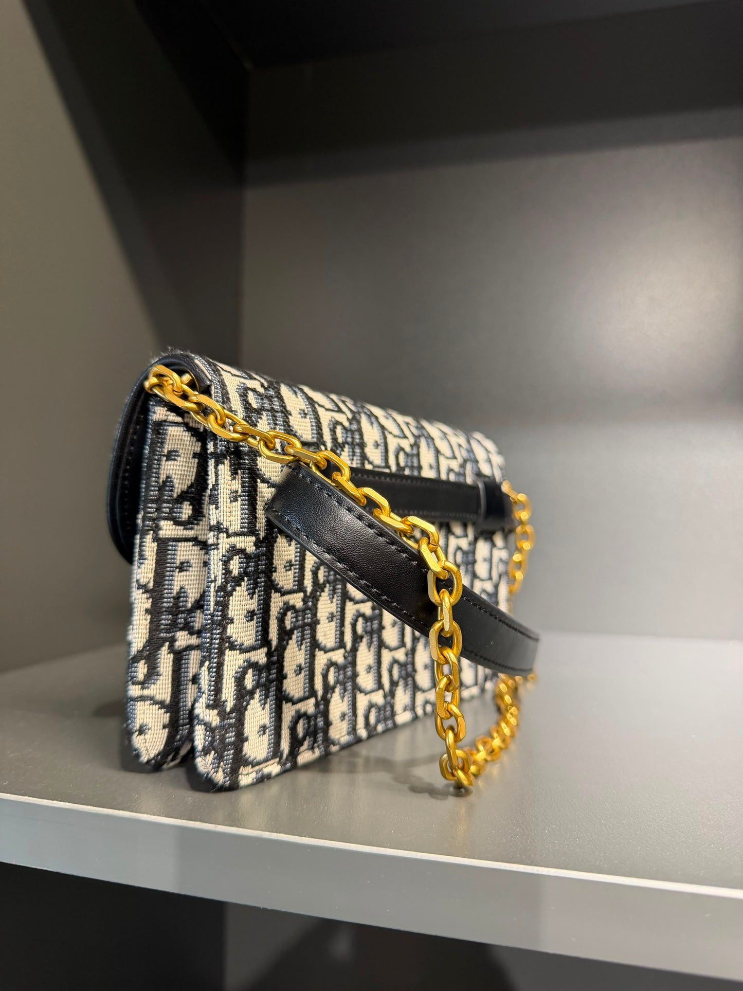 Dior Saddle Belt Pouch Oblique Jacquard