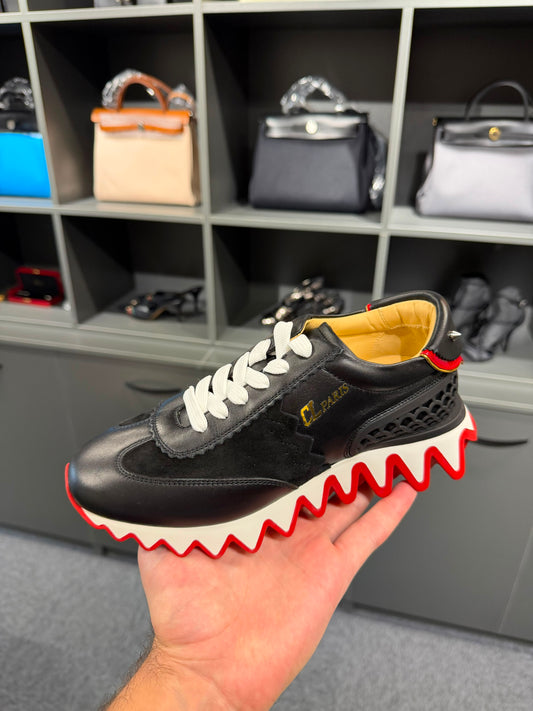 Christian Louboutin Loubishark Sneakers Black/Red – EU 37