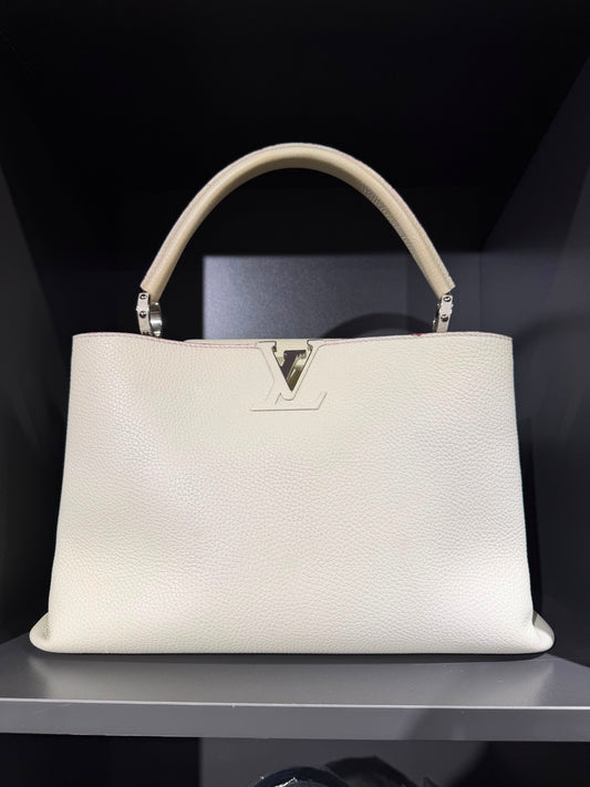 Louis Vuitton Capucines MM – White