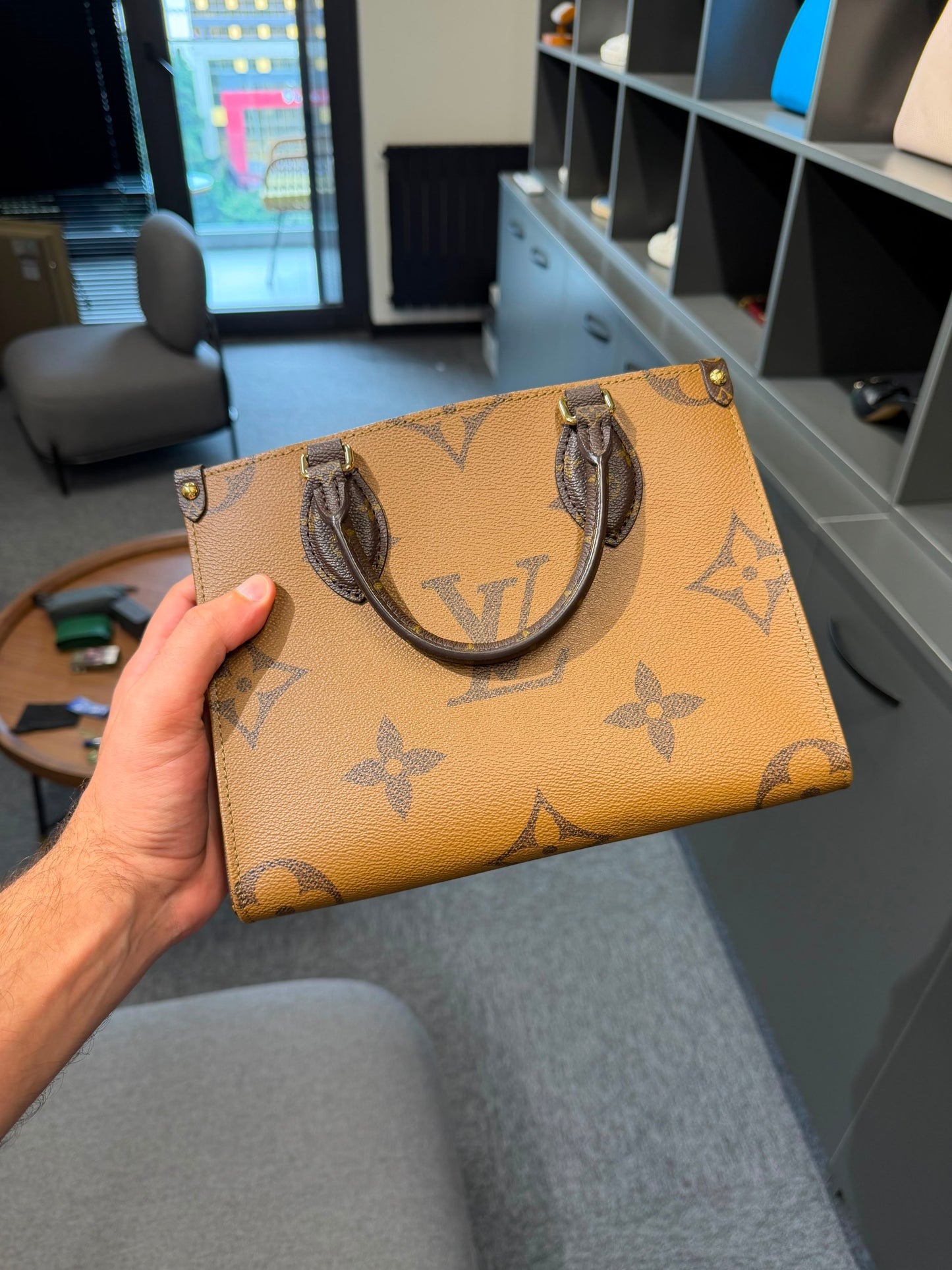 Louis Vuitton Onthego PM Monogram Reverse Canvas