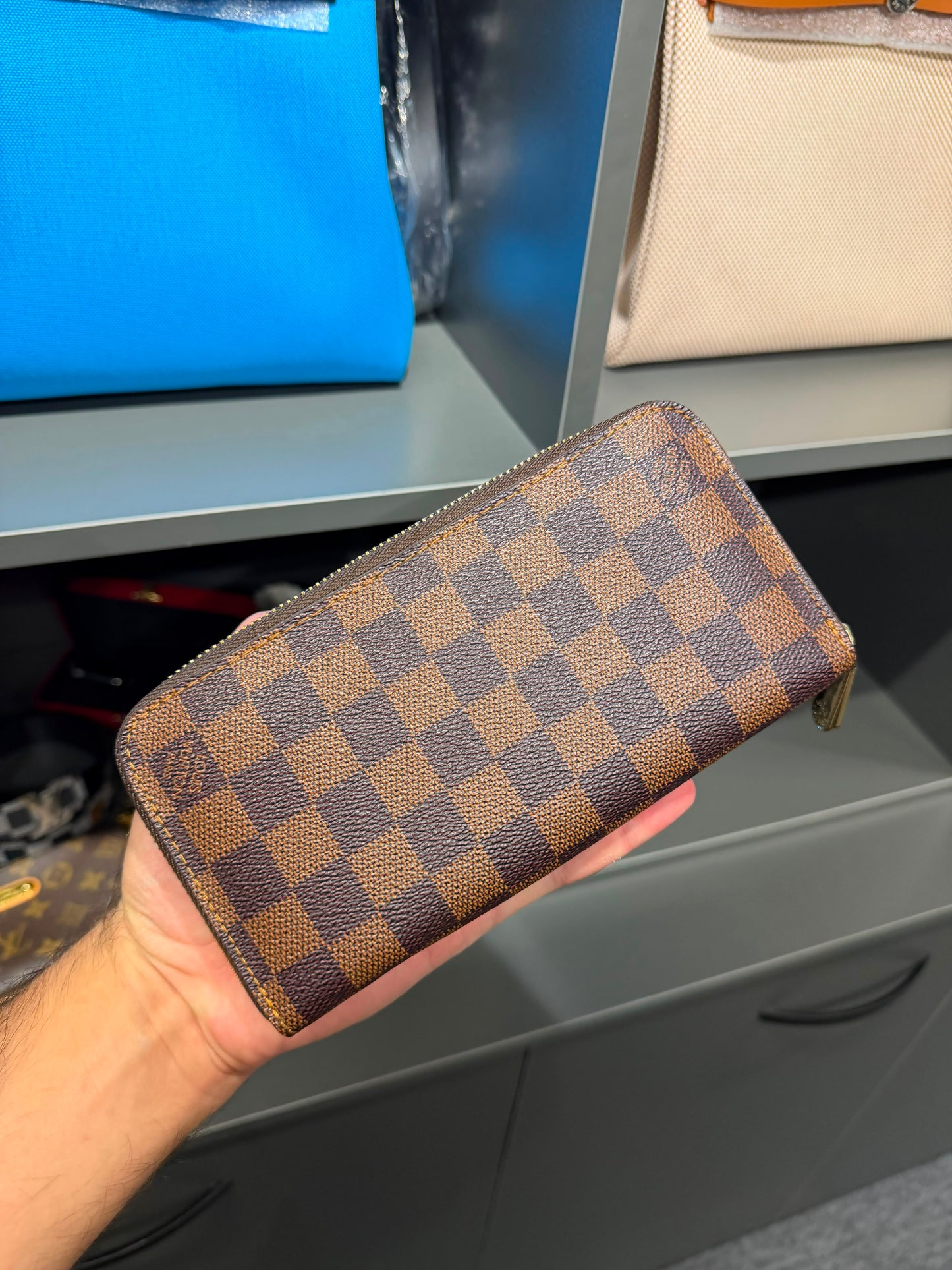 Louis Vuitton Zippy Wallet Damier Ebene – Unused