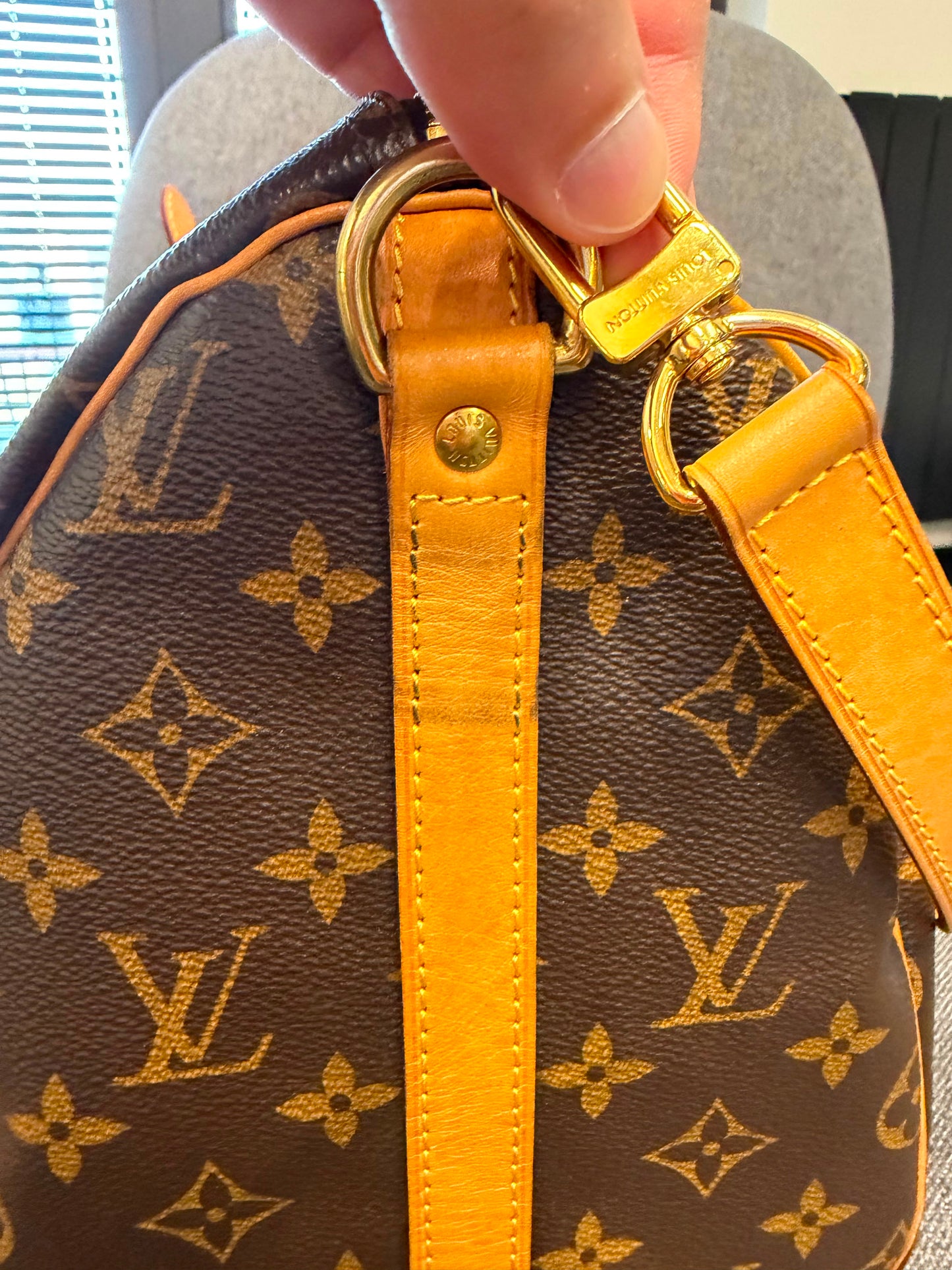 Louis Vuitton Speedy Monogram Canvas 30 Bandouliere