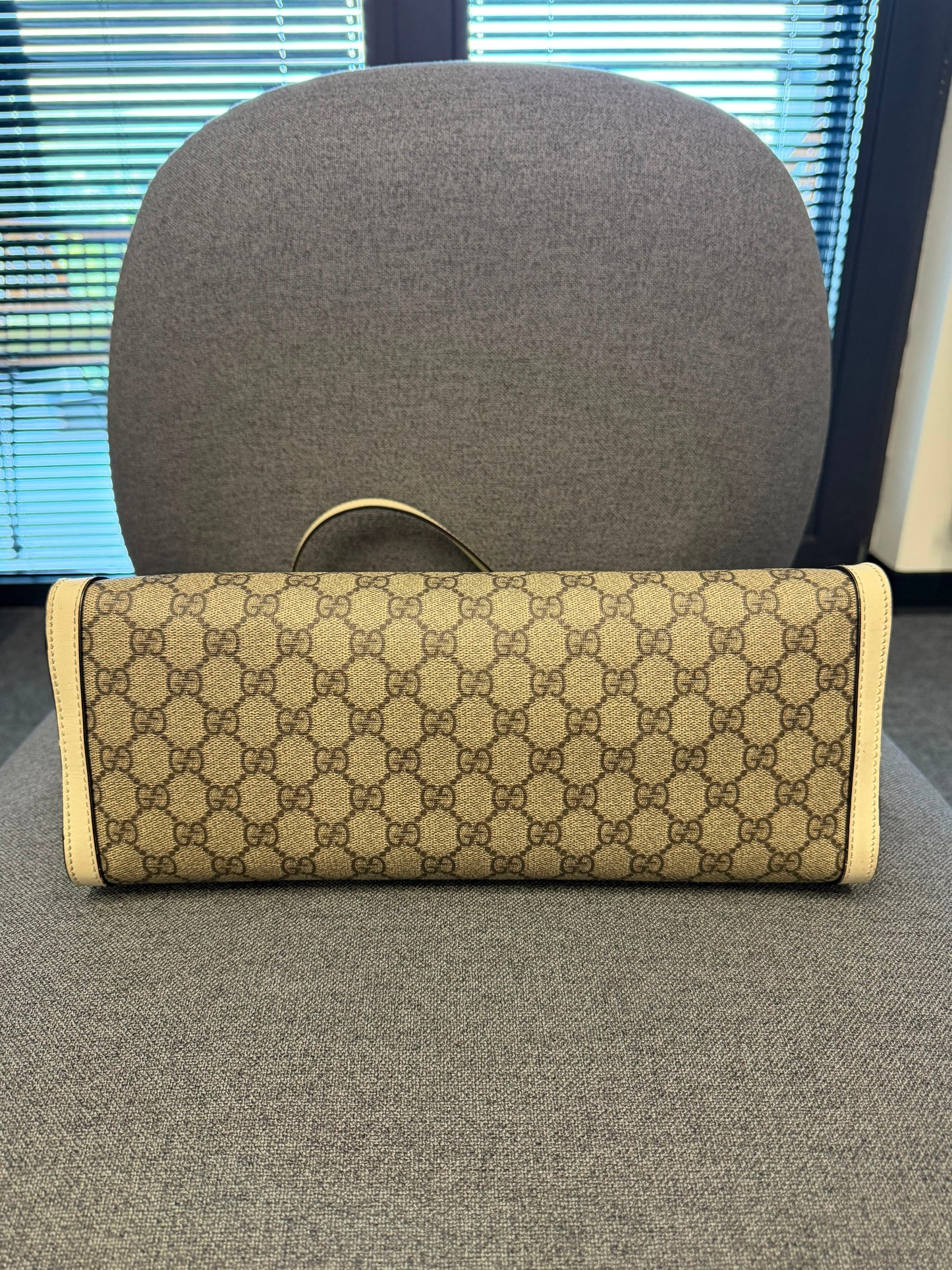 Gucci GG Supreme Padlock Chain Tote Bag