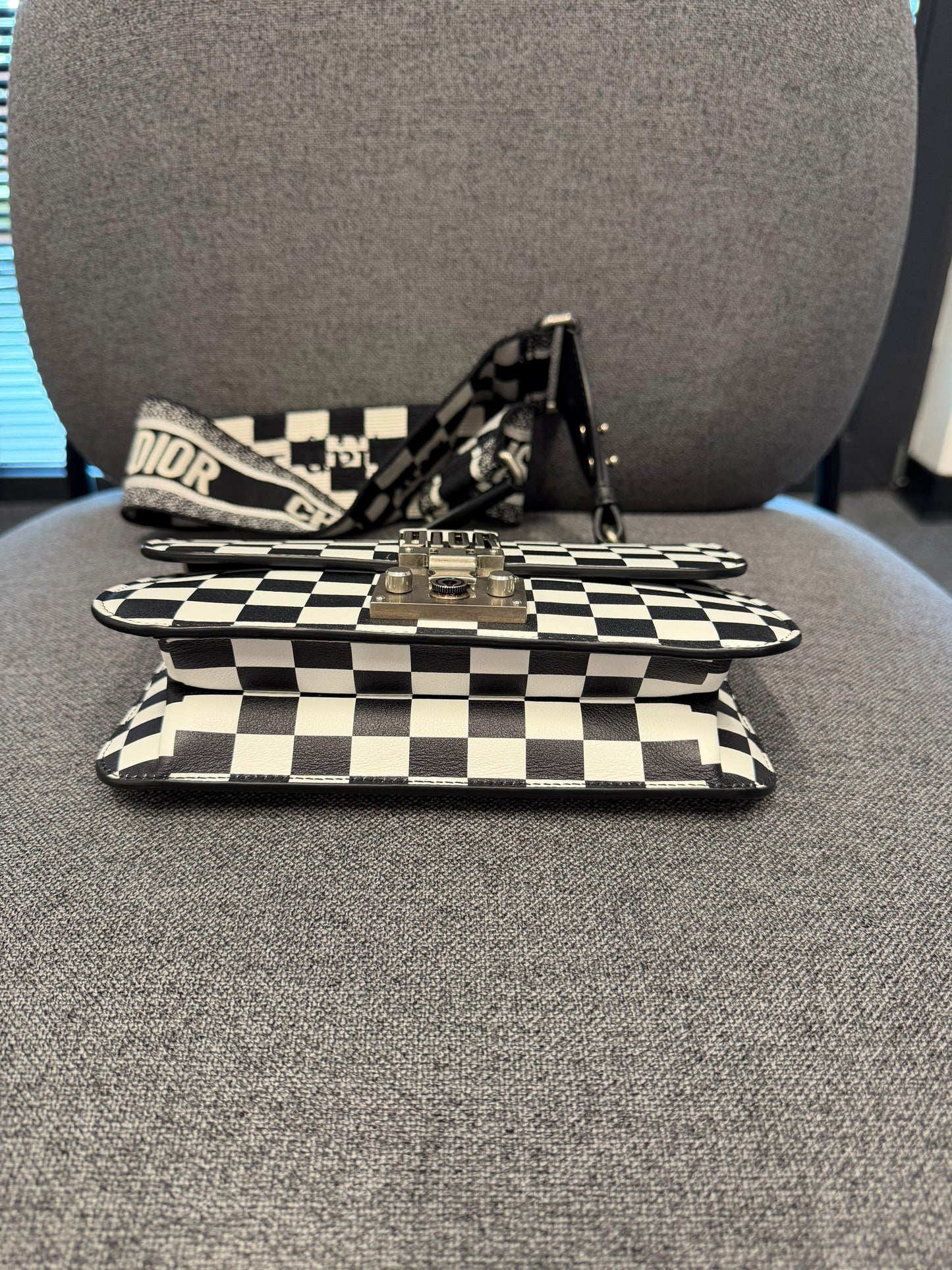 Christian Dior Dioraddict Checkered Shoulder Bag