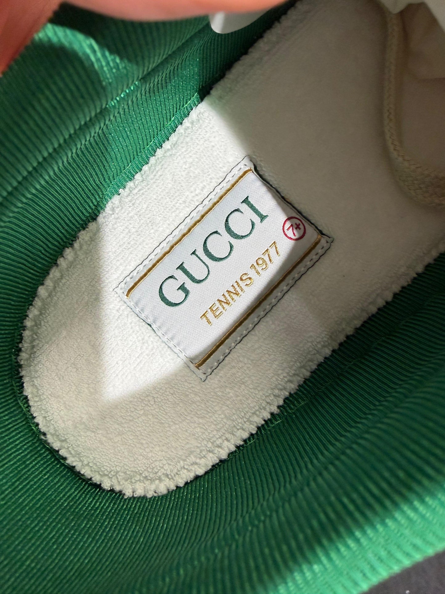 Gucci Tennis 1977 Red Canvas Sneakers. Size Eu 41,5