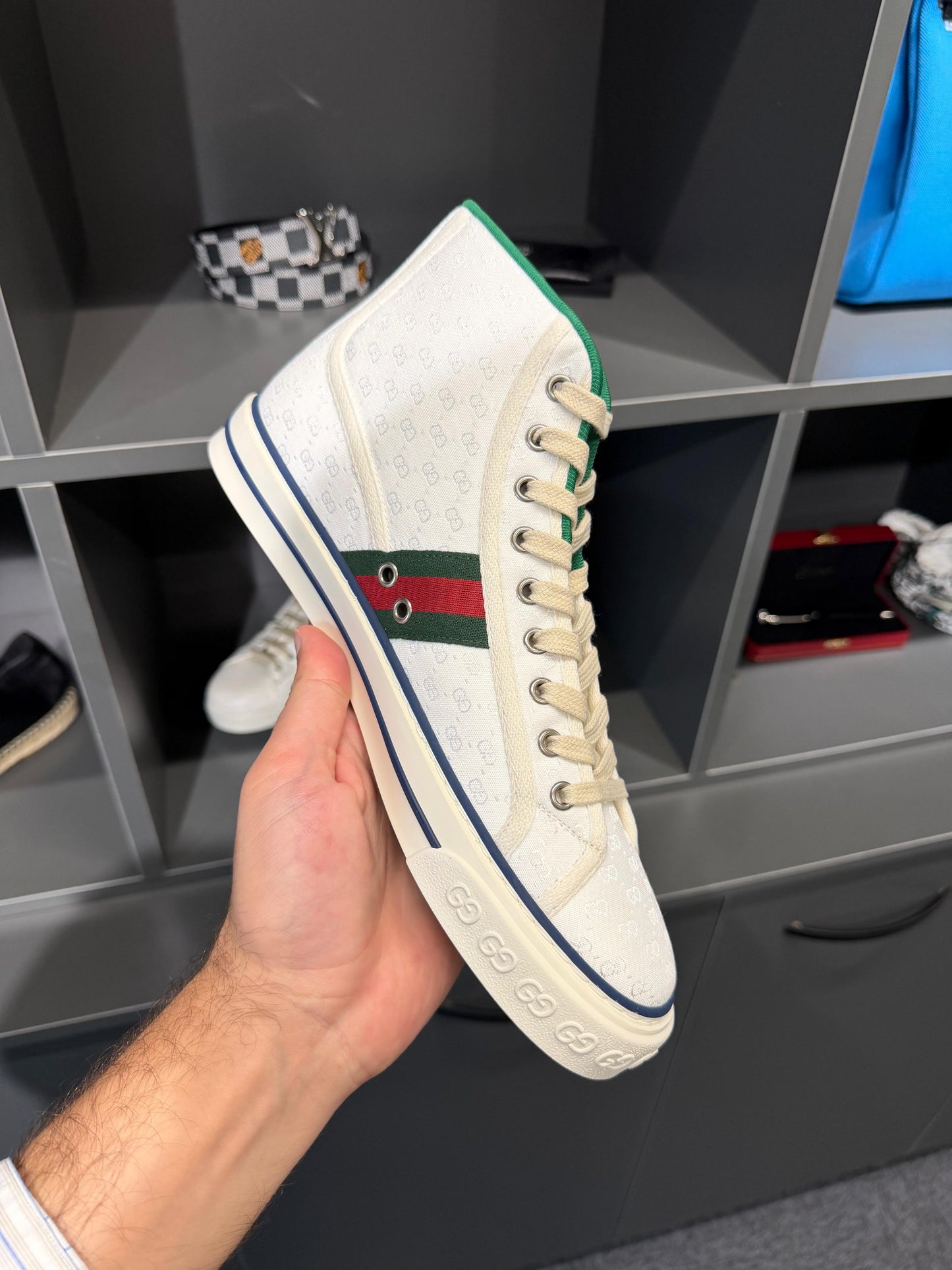 Gucci Tennis 1977 High-Top Sneakers – EU 42