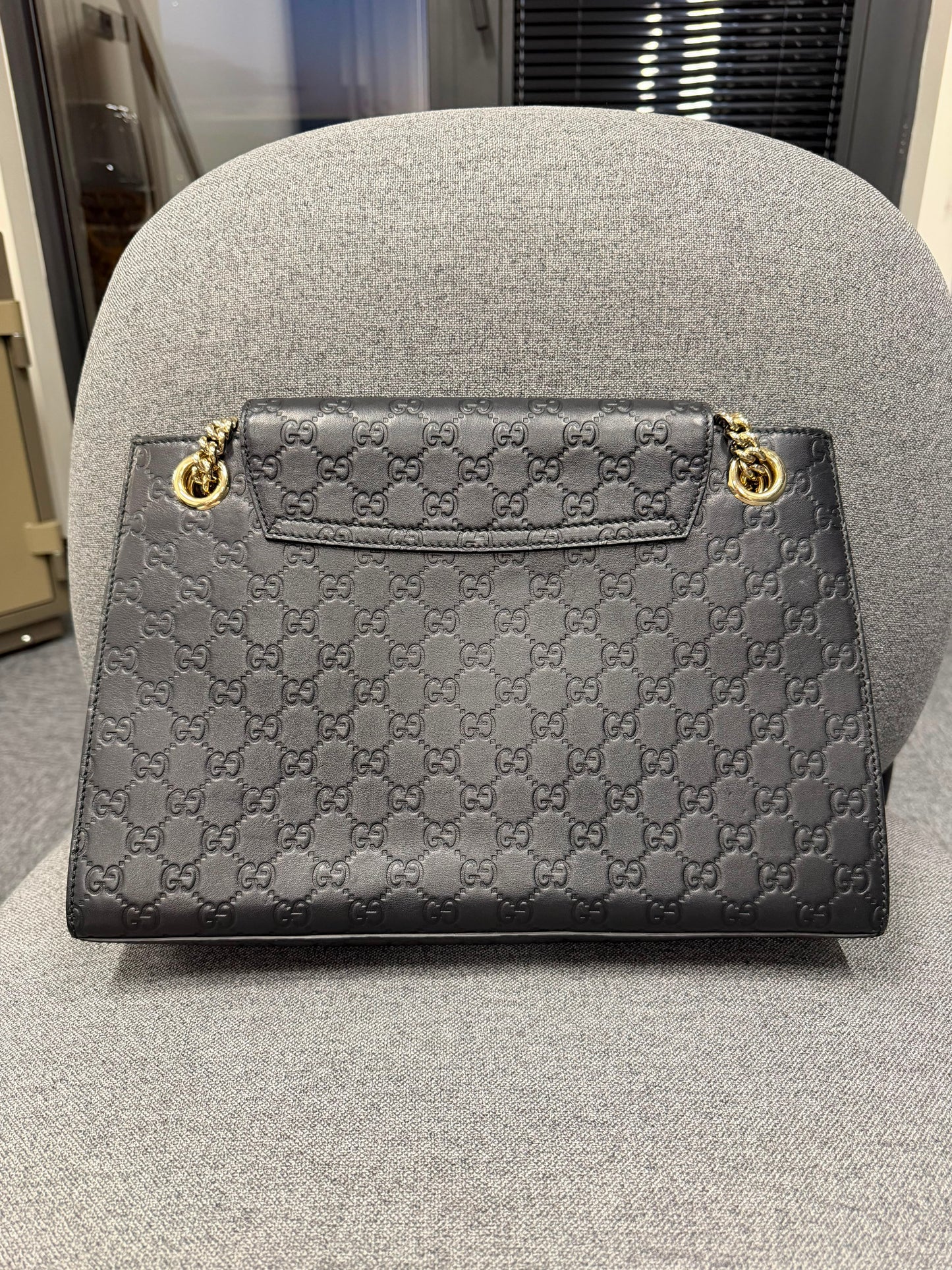 Gucci Emily Micro Guccissima Chain Shoulder Bag