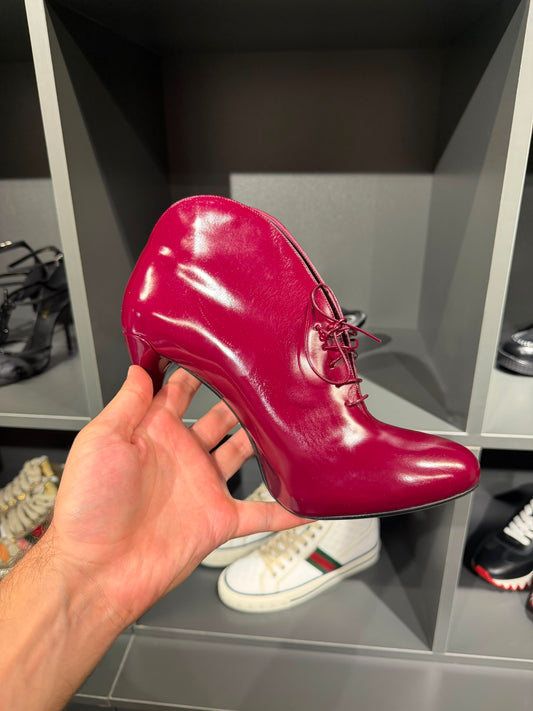 Gucci Kim Leather Ankle Boots. Size Eu 42