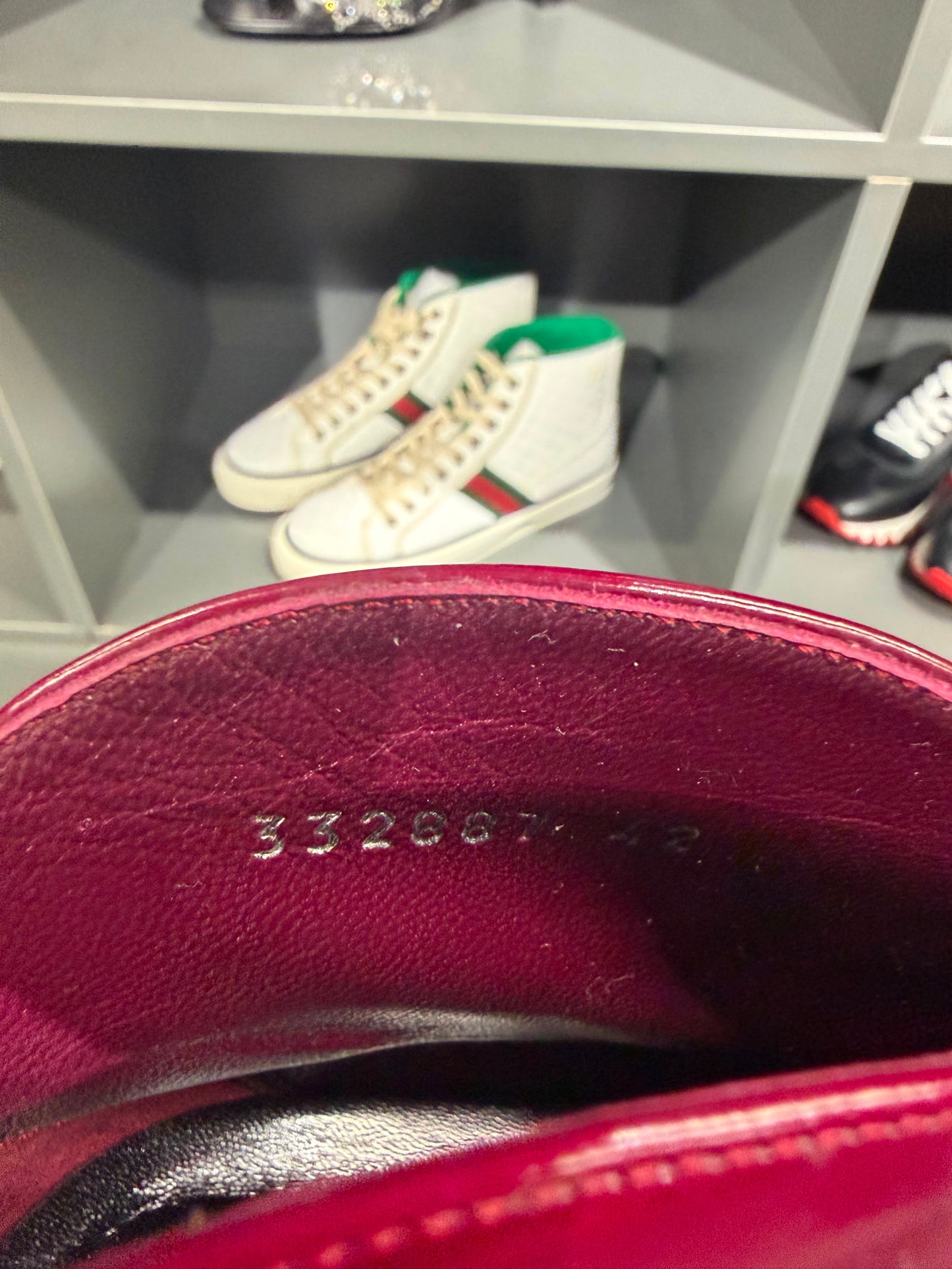 Gucci Kim Leather Ankle Boots. Size Eu 42
