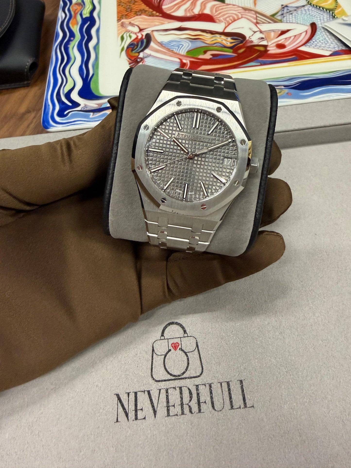 Audemars Piguet 15510ST.OO.1320ST.05 41mm Used With Papers 2026 Gray Dial Steel Automatic Men’s