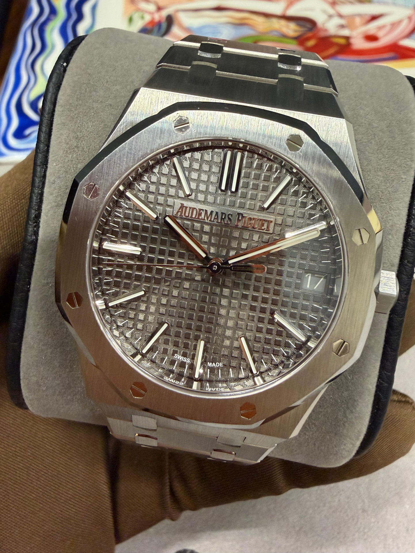 Audemars Piguet 15510ST.OO.1320ST.05 41mm Used With Papers 2026 Gray Dial Steel Automatic Men’s