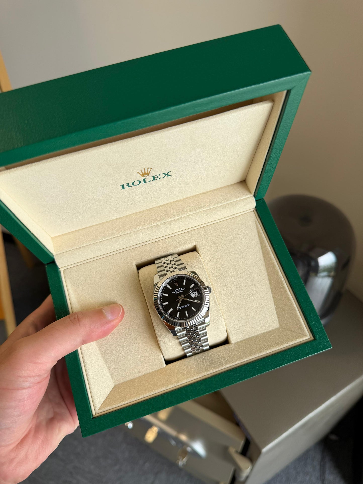 Rolex Datejust 41mm Black Dial Jubilee Automatic 2026 New 126334